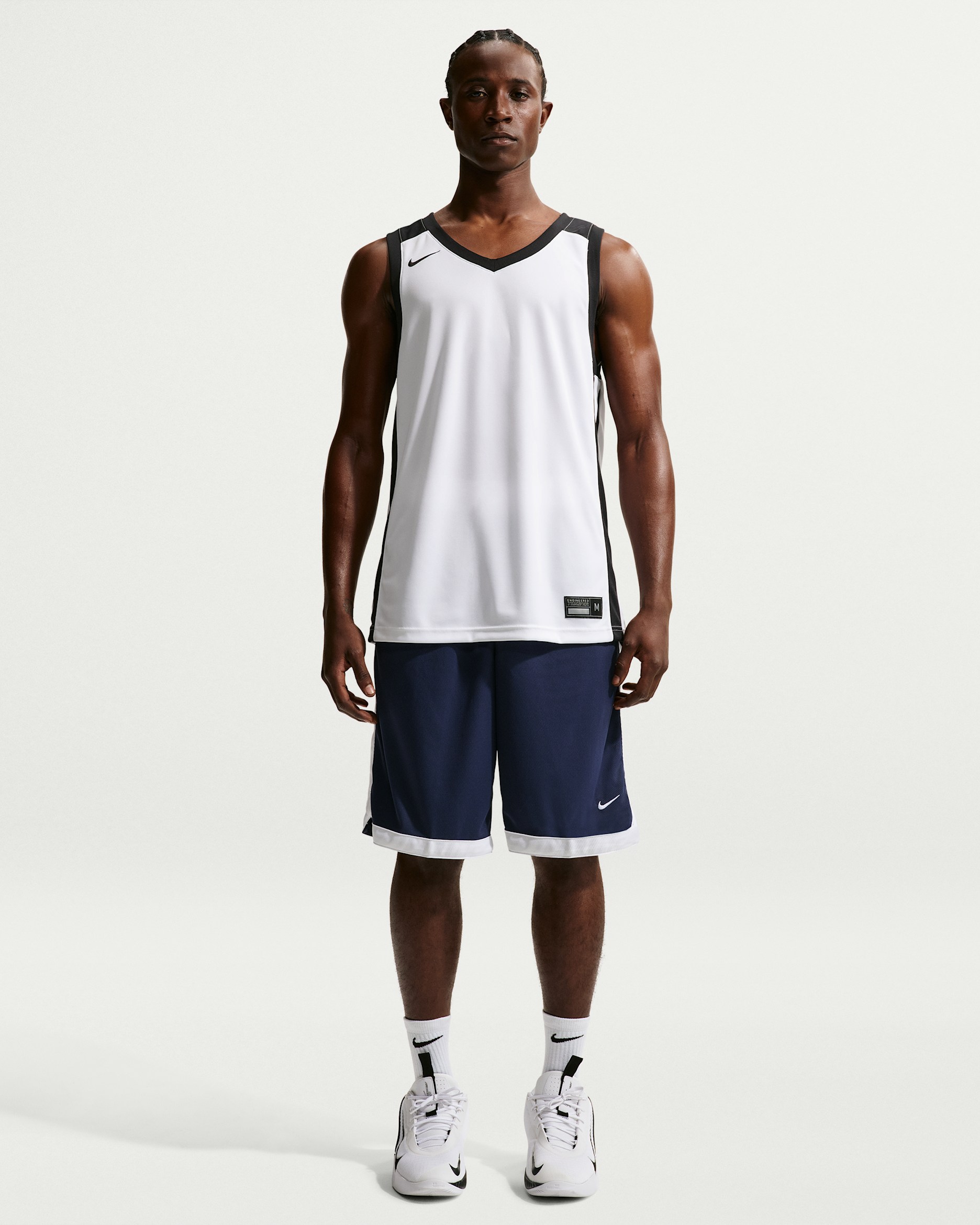 Nike DNA Academy Men's Dri-FIT 11" Basketball Shorts - Midnight Navy/White/White