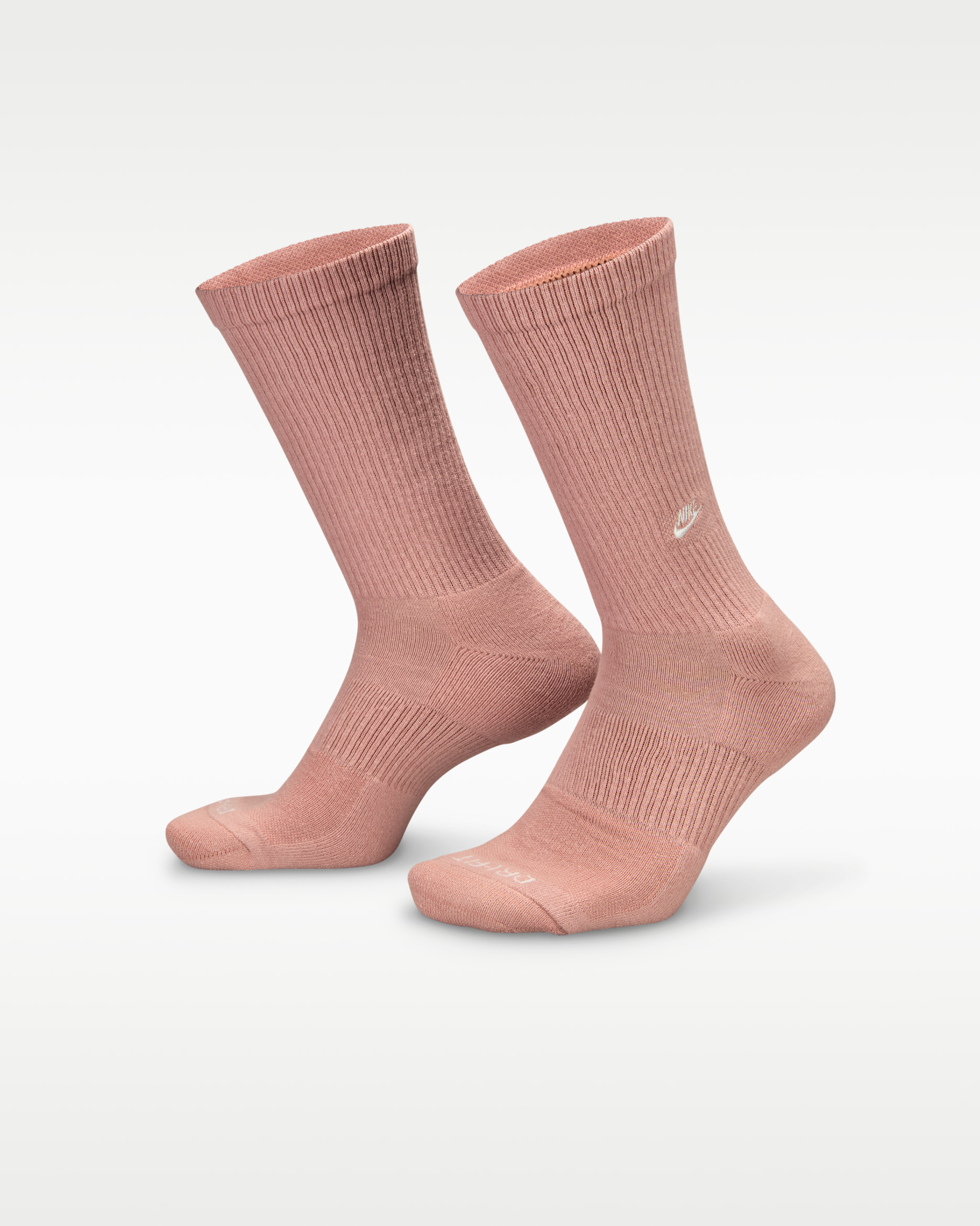 Calze di media lunghezza Nike Everyday Cushioned (2 paia) - Particle Pink/Sail
