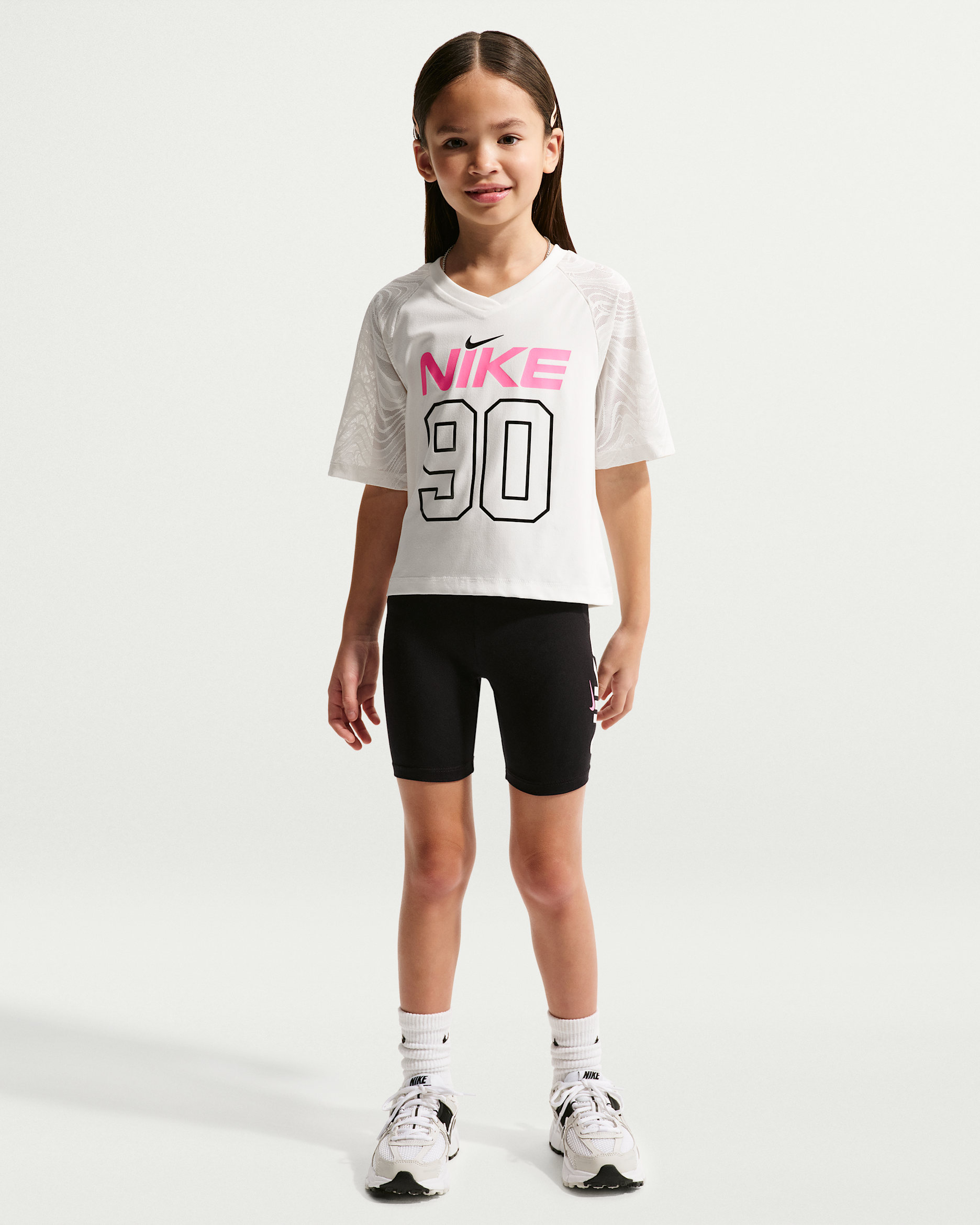 Nike Little Kids' Dri-FIT Easy Breezy 2-Piece Bike Shorts Set - Black