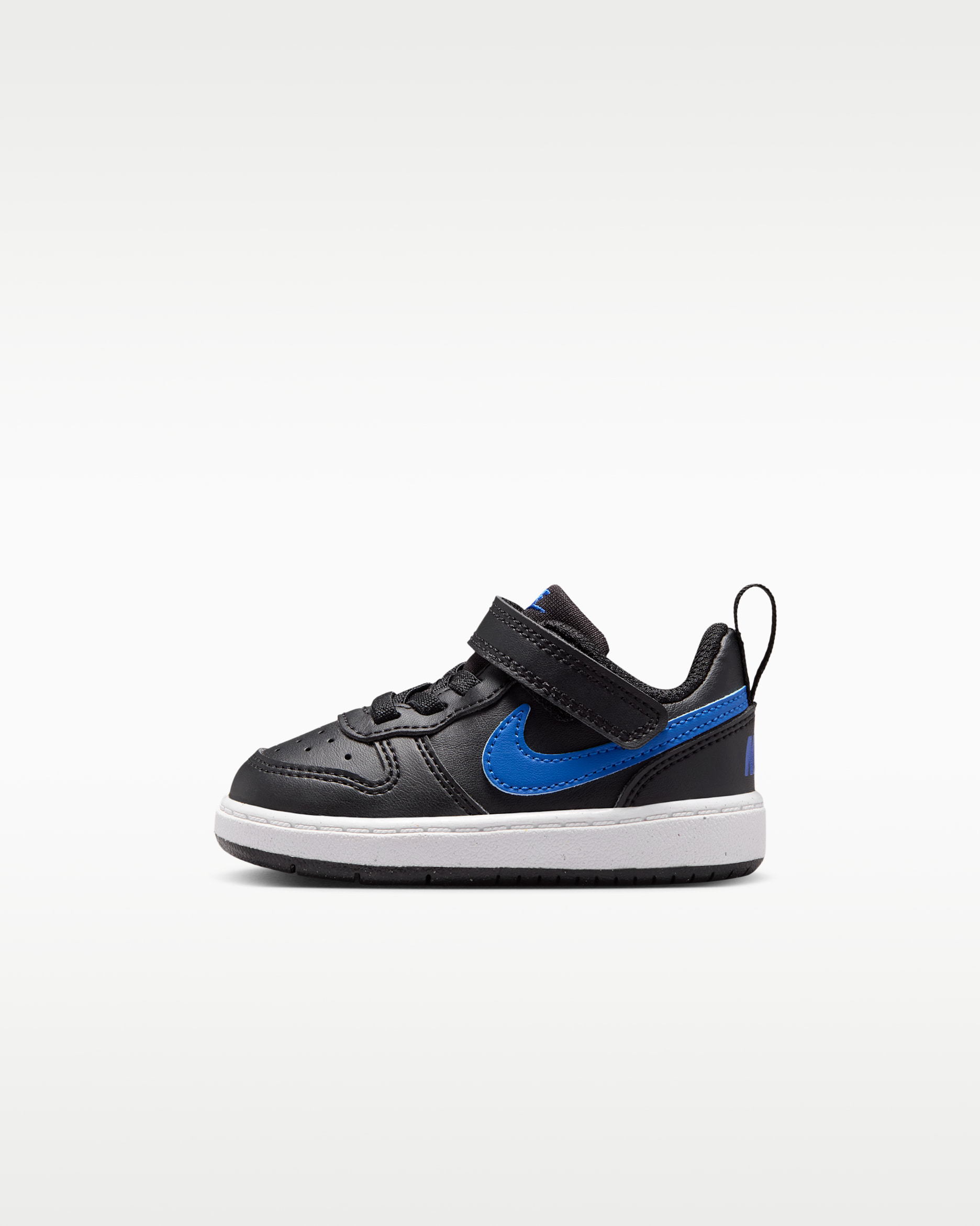 Nike Court Borough Low Recraft Baby/Toddler Shoes - Black/White/Game Royal