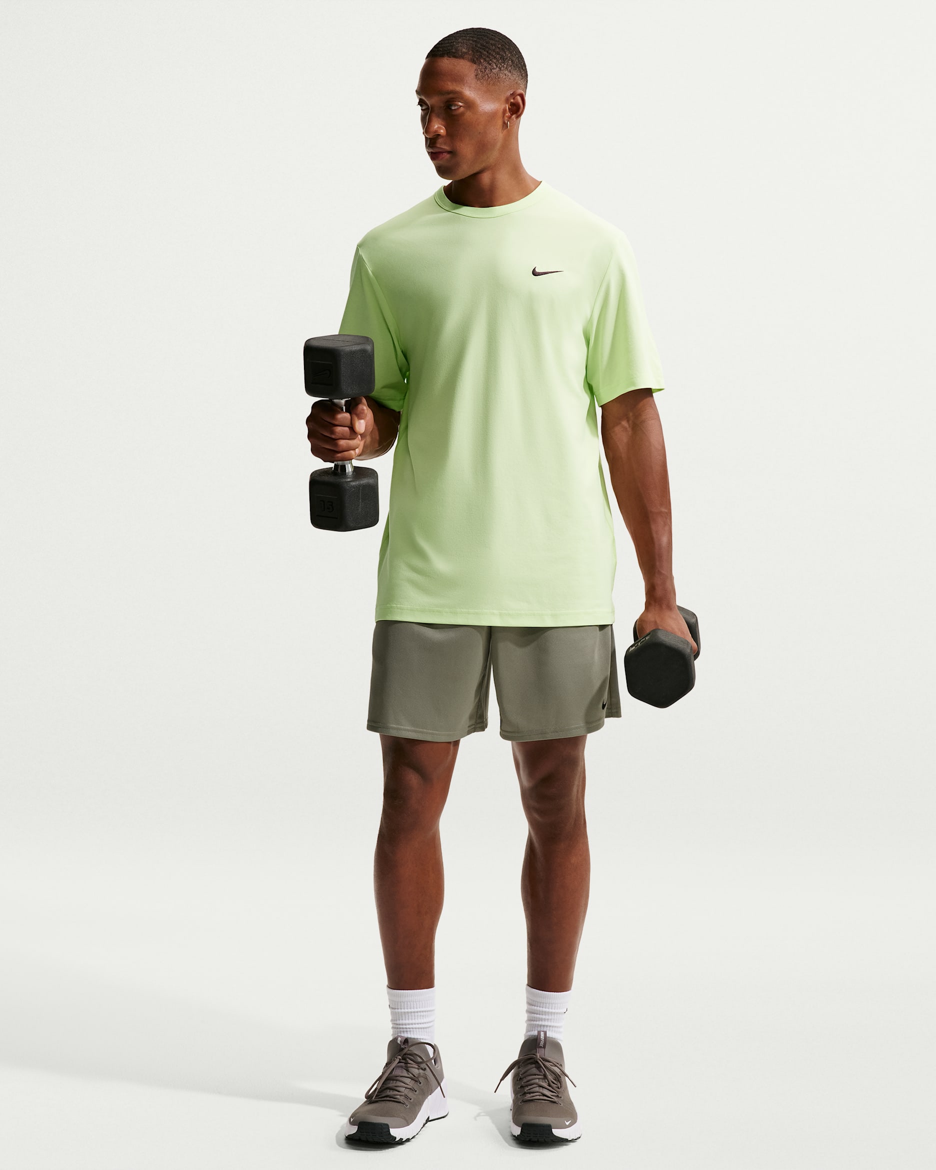 Nike Flex Pantalons curts d'entrenament de 18 cm Dri-FIT - Home - Light Army/Negre