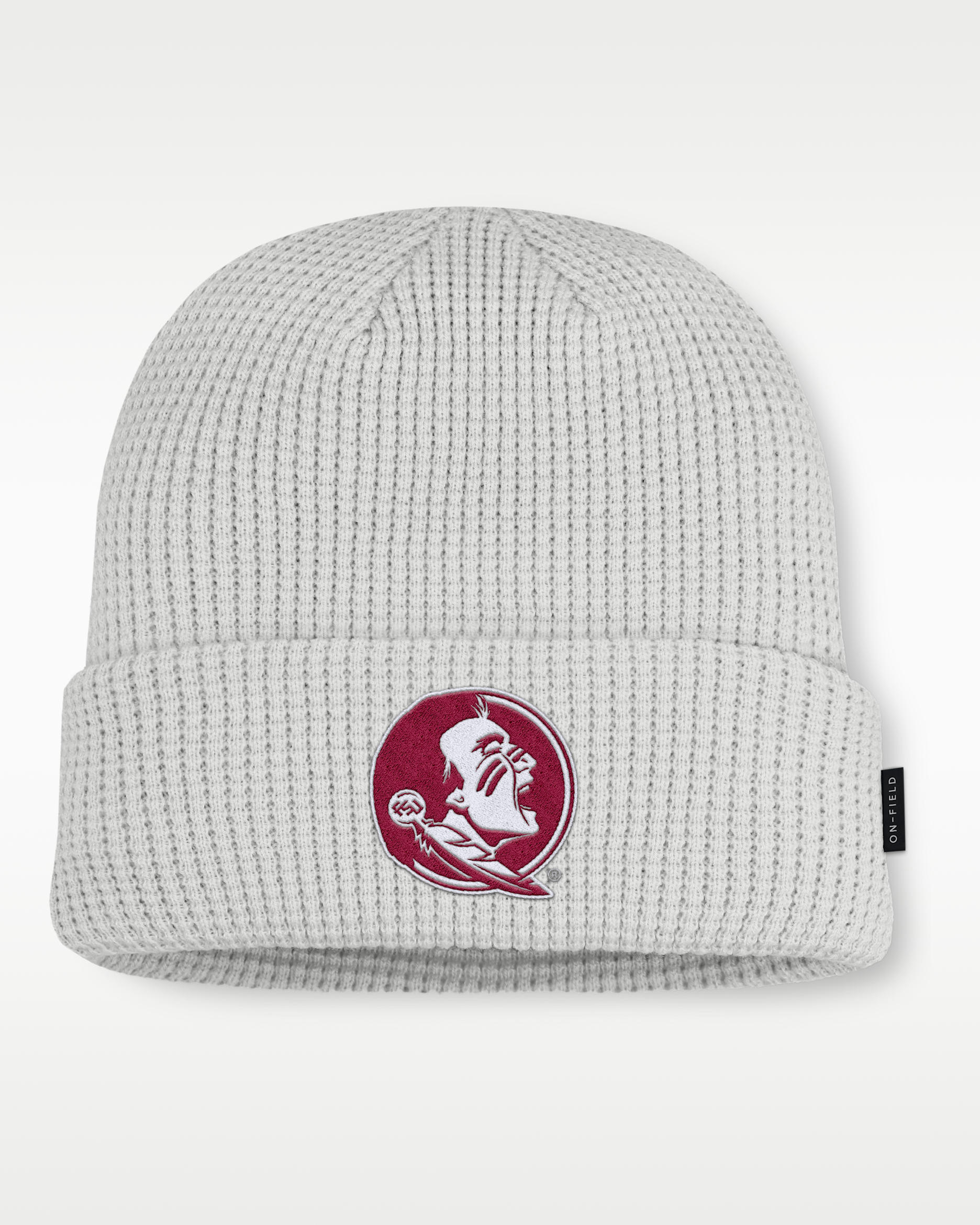 Florida State Utility Off-Field Men's Nike College Cuffed Beanie - Grey