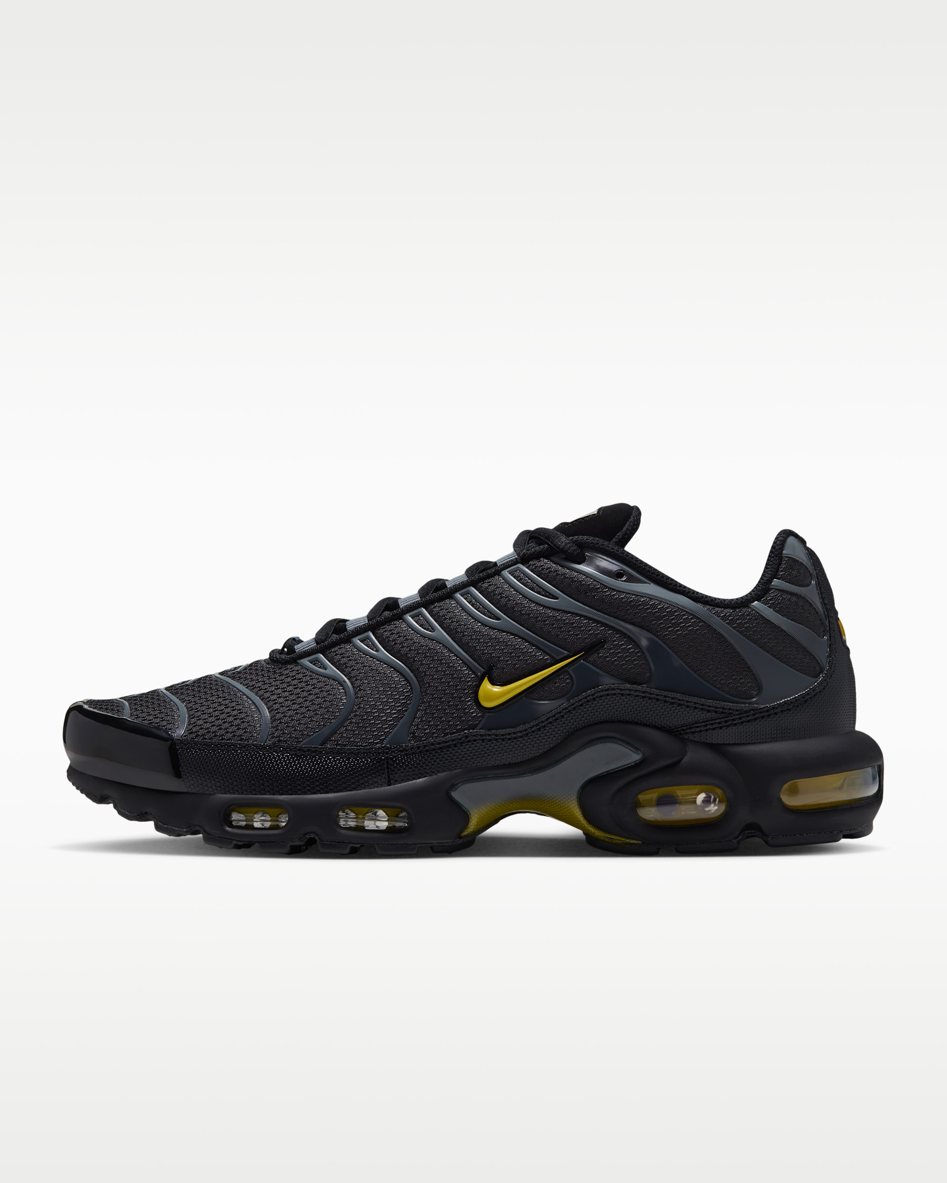 Nike Air Max Plus sko til herre - Dark Smoke Grey/Svart/Cool Grey/Chrome Yellow