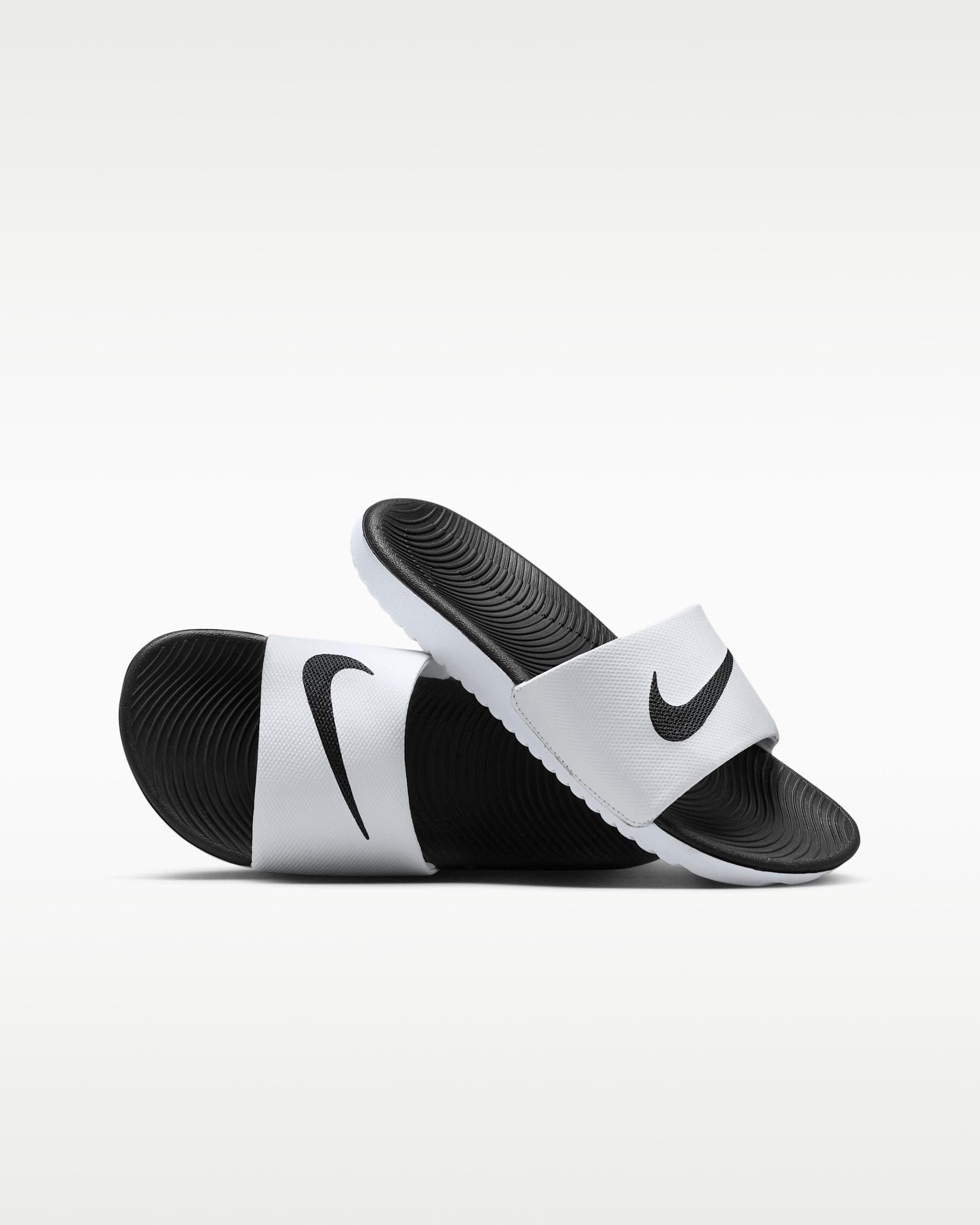 Nike Kawa Younger/Older Kids' Slide - White/Black