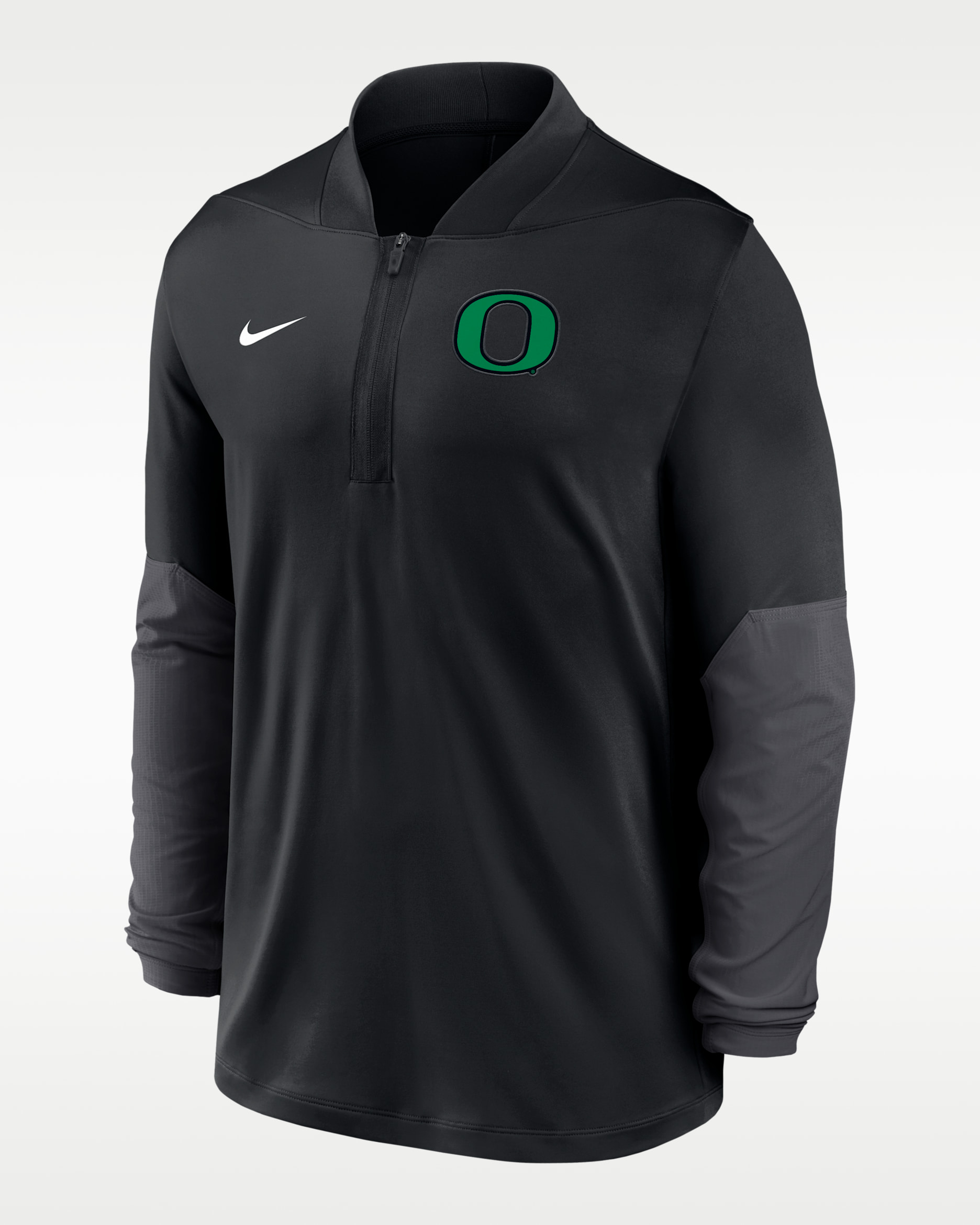 Oregon Men's Nike Dri-FIT College 1/2-Zip Top - Black