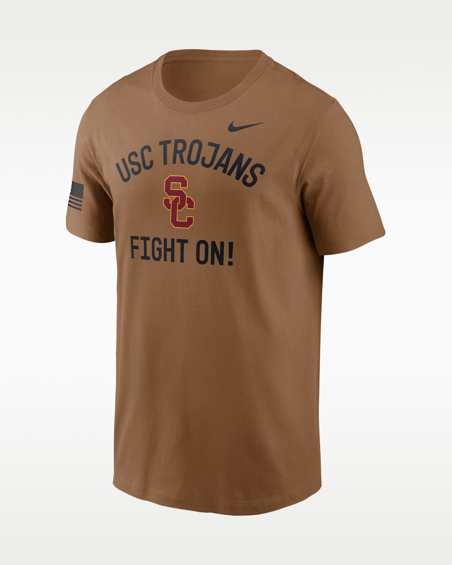 USC Courtside Men's Nike Dri-FIT College T-Shirt - Brown