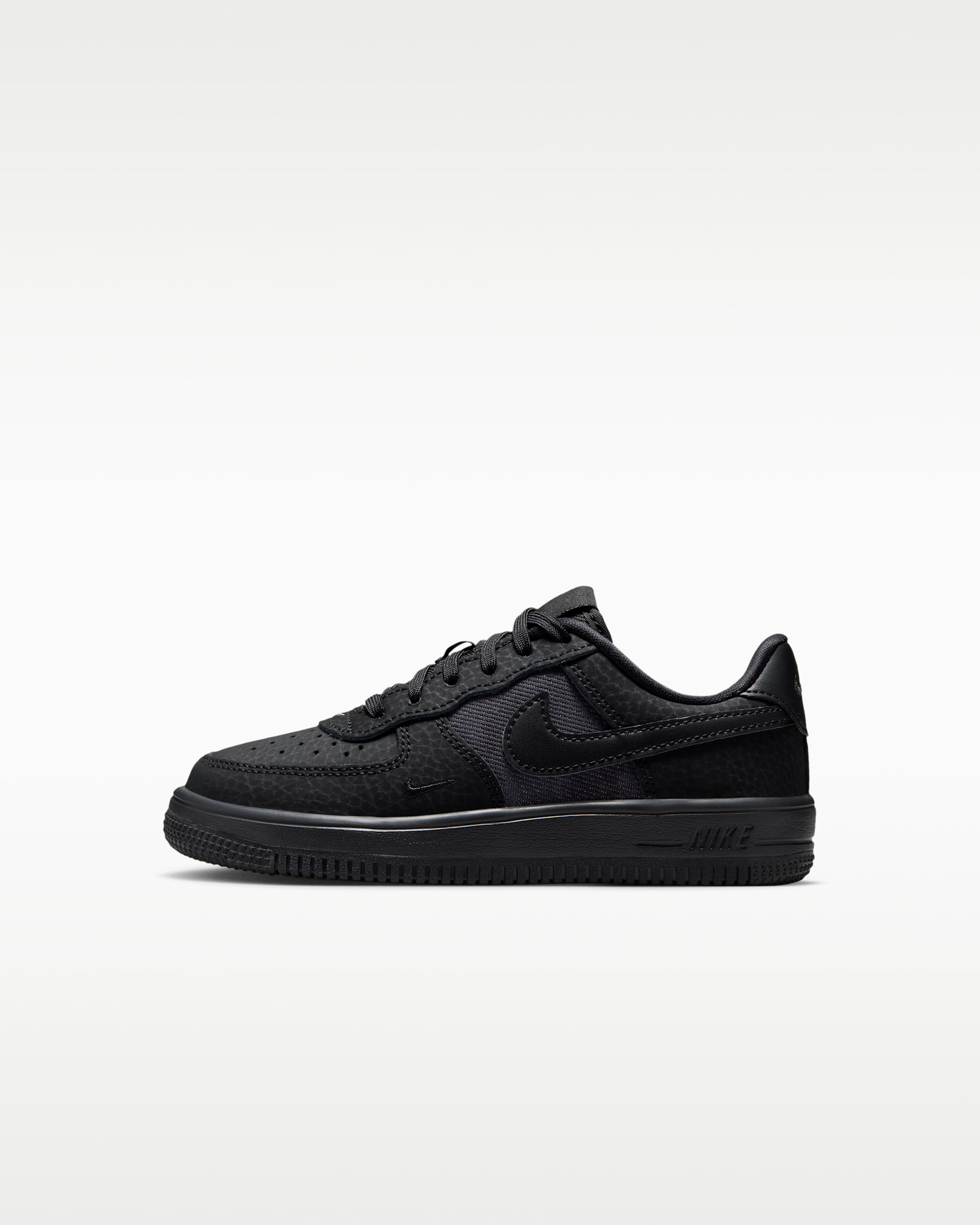 Nike Force 1 Low Little Kids' Shoes - Black/Black/Black