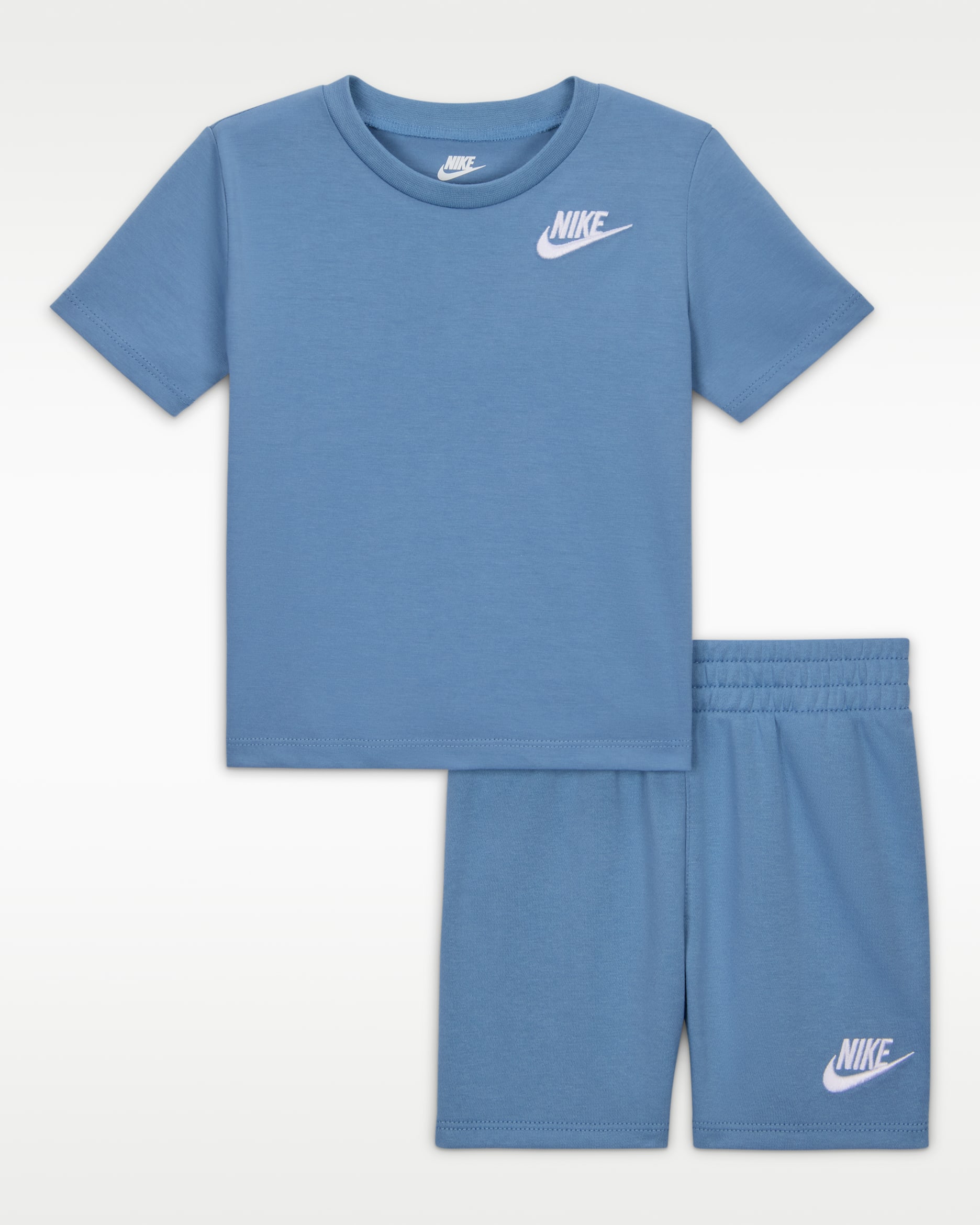 Nike Club Baby 2-Piece Knit Shorts Set - Work Blue