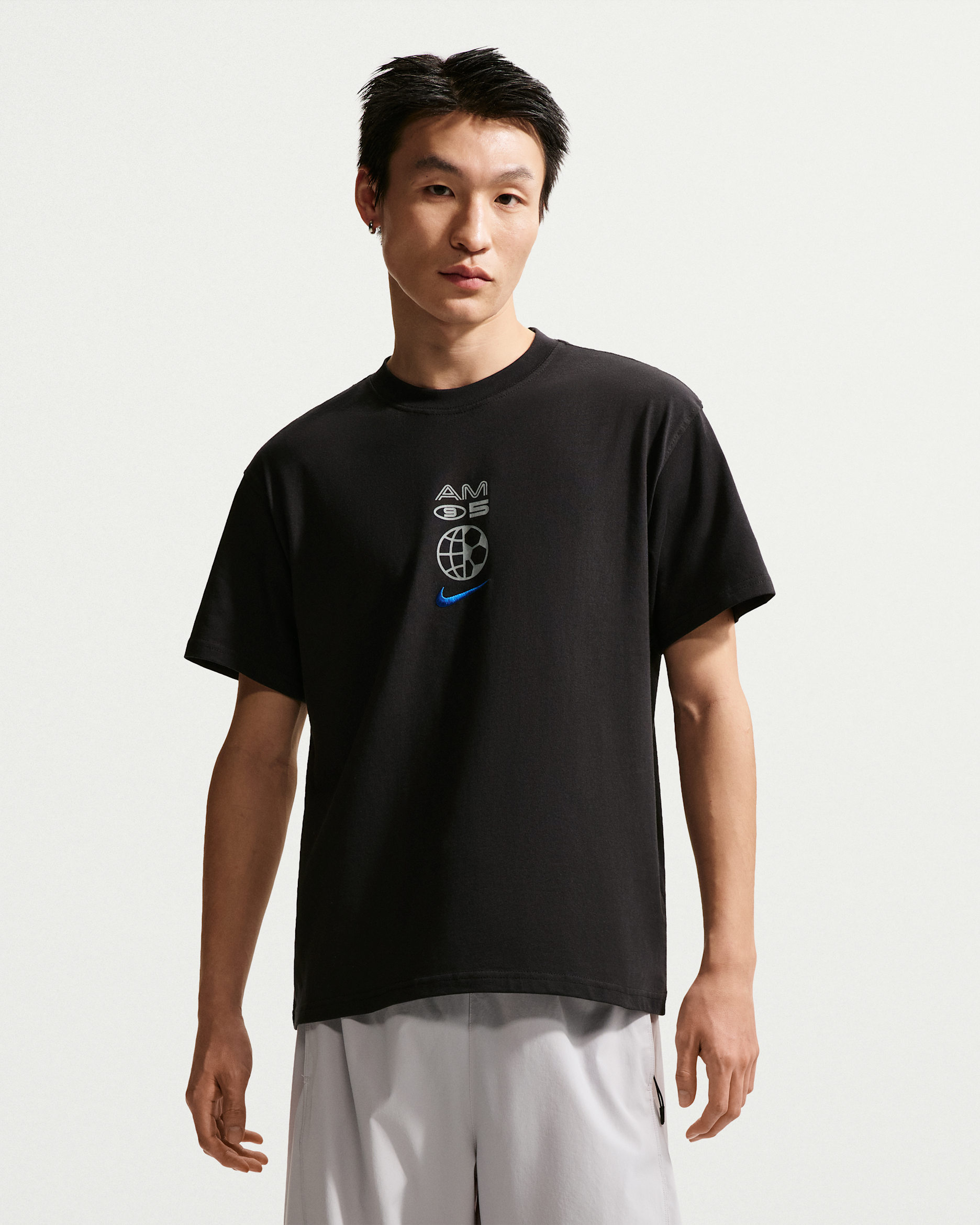 ナイキ スポーツウェア Tシャツ - ブラック/ゲームロイヤル