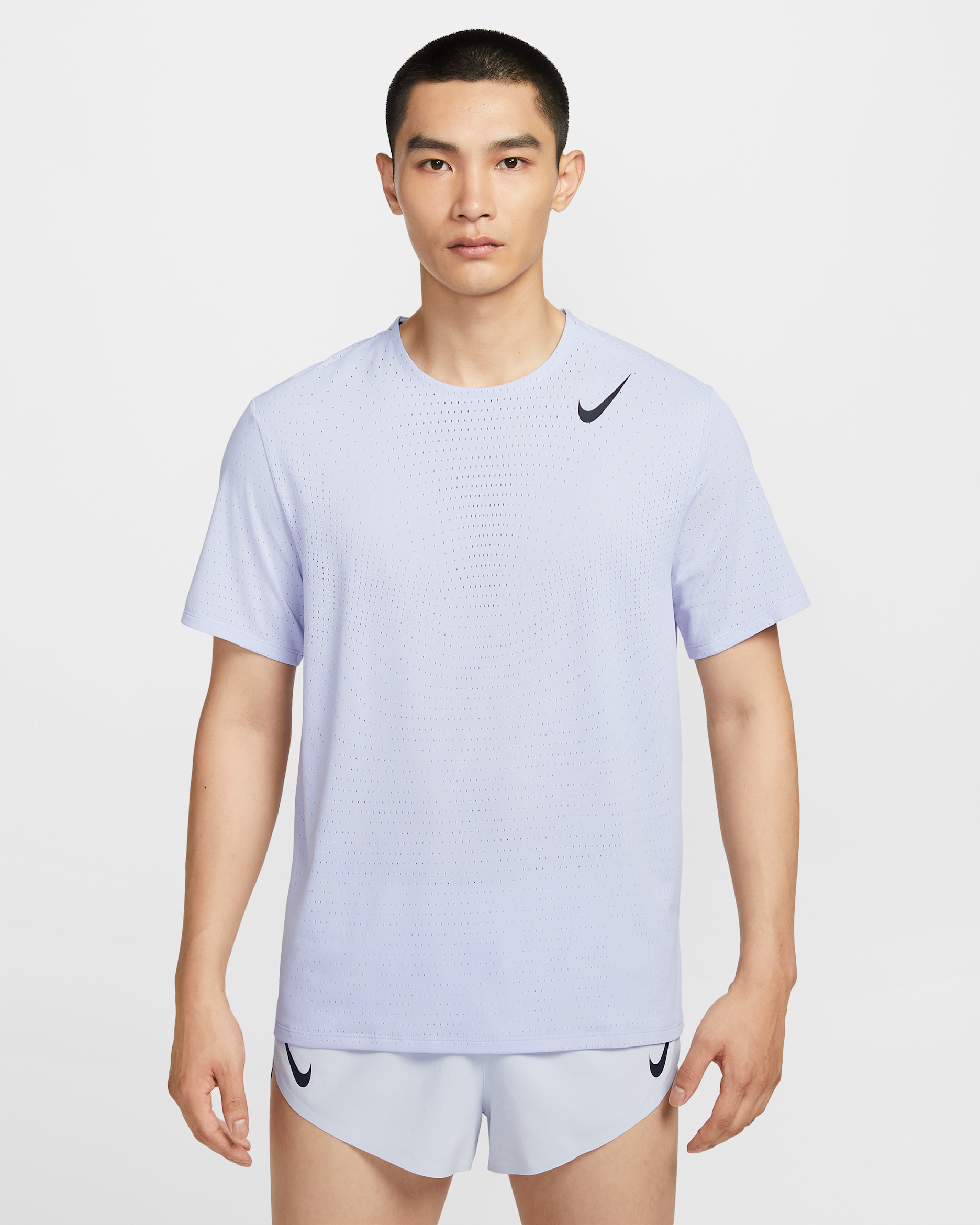 Nike AeroSwift Men's Dri-FIT ADV Short-Sleeve Running Top - Ghost/Black