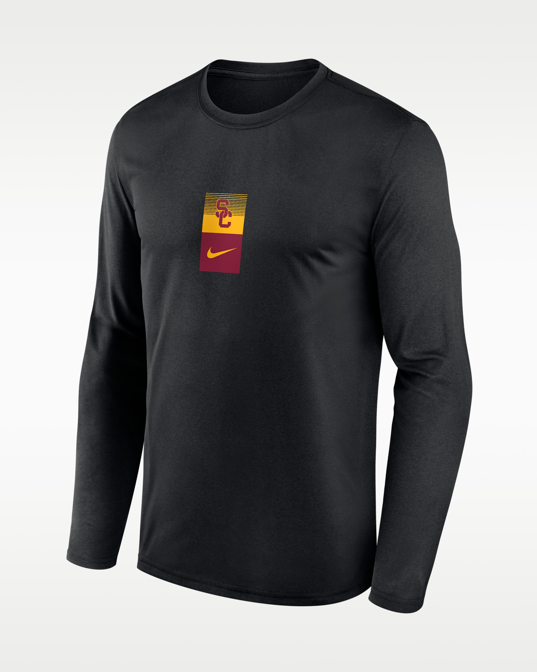 USC Primetime Stack Legend Men's Nike Dri-FIT College Long-Sleeve T-Shirt - Black