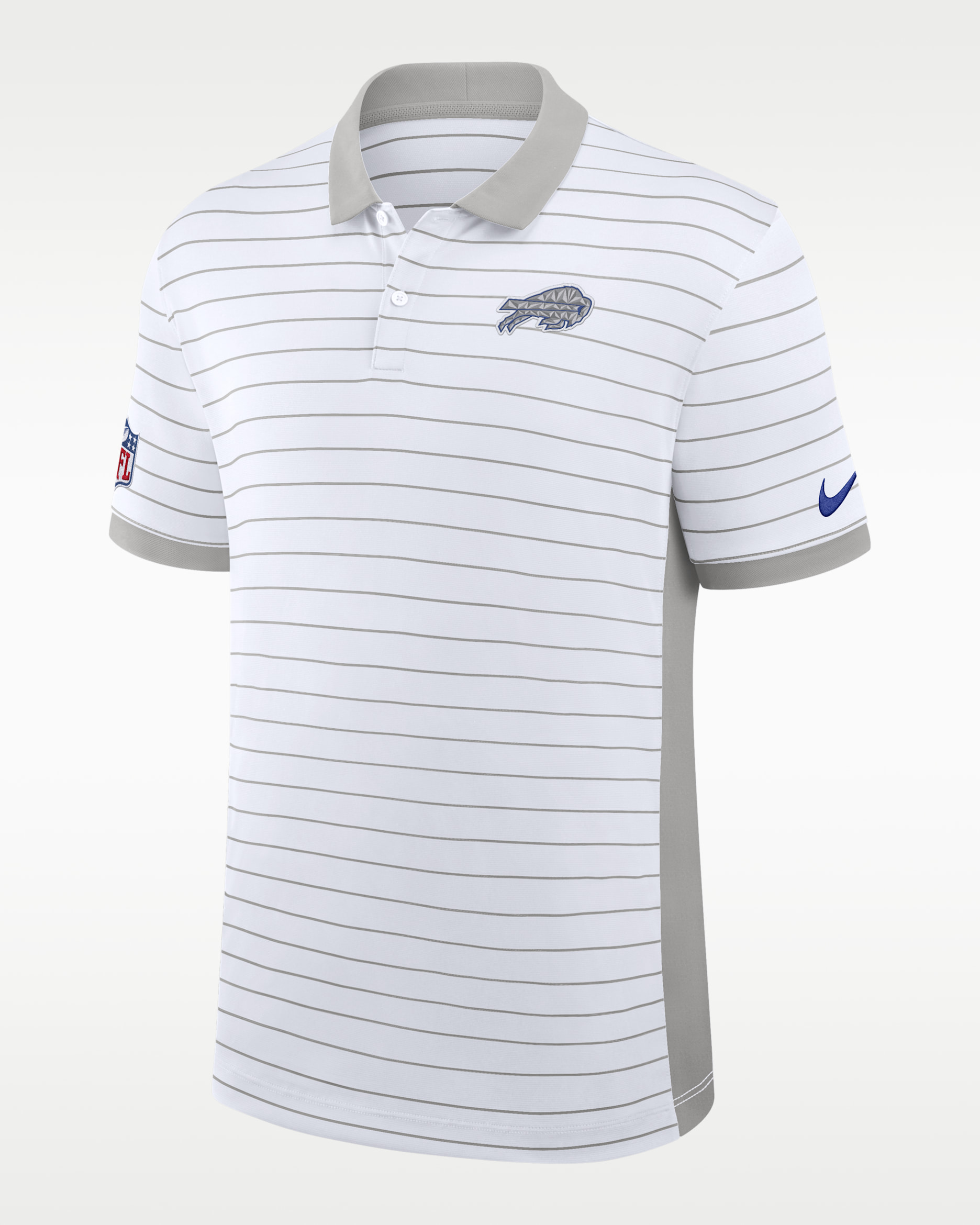 Buffalo Bills Rivalries Collection Sideline Victory Men's Nike Dri-FIT NFL Polo - White