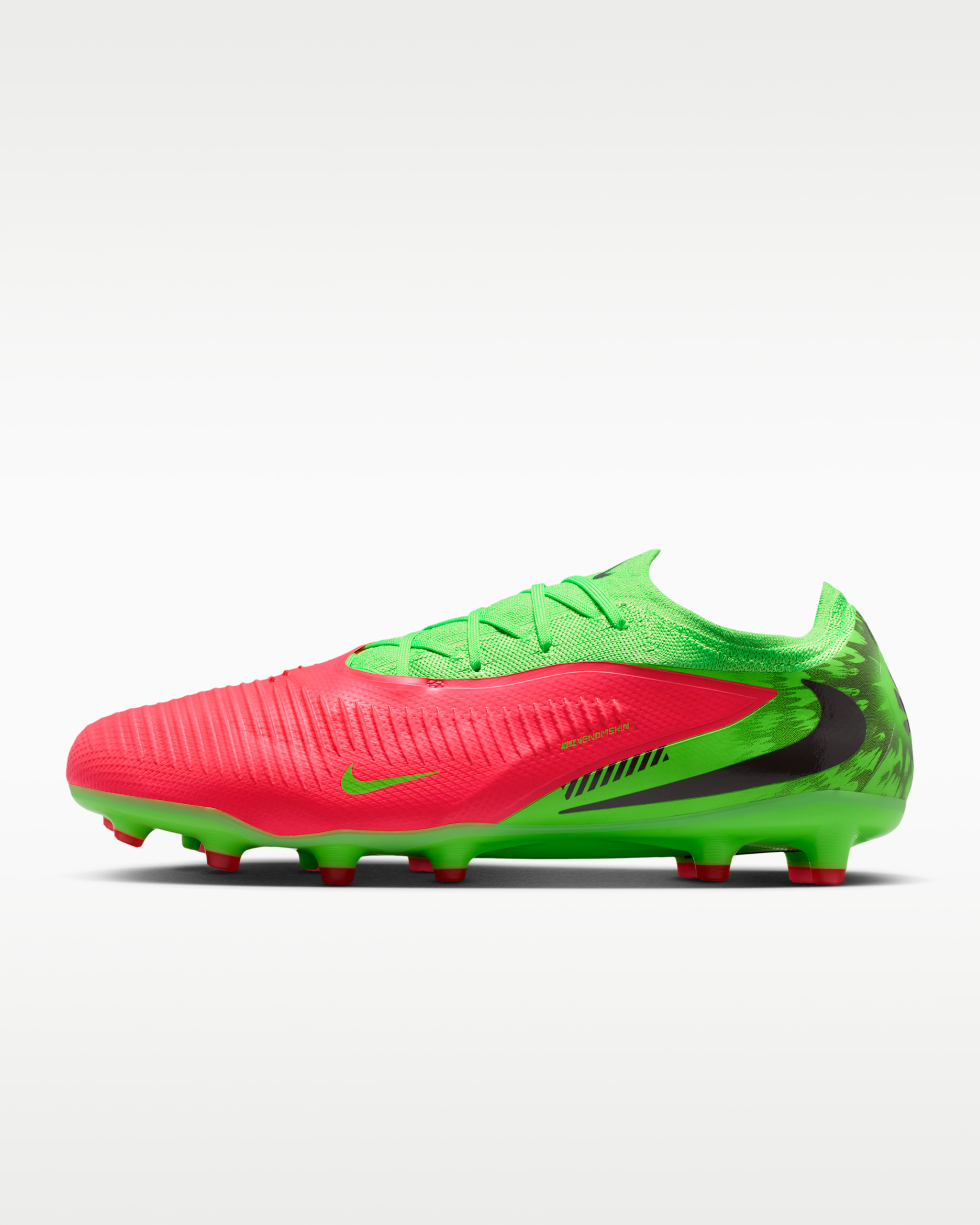Nike Phantom 6 Low Pro "Erling Haaland" Artificial-Grass Soccer Cleats - Hot Punch/Green Strike/Black