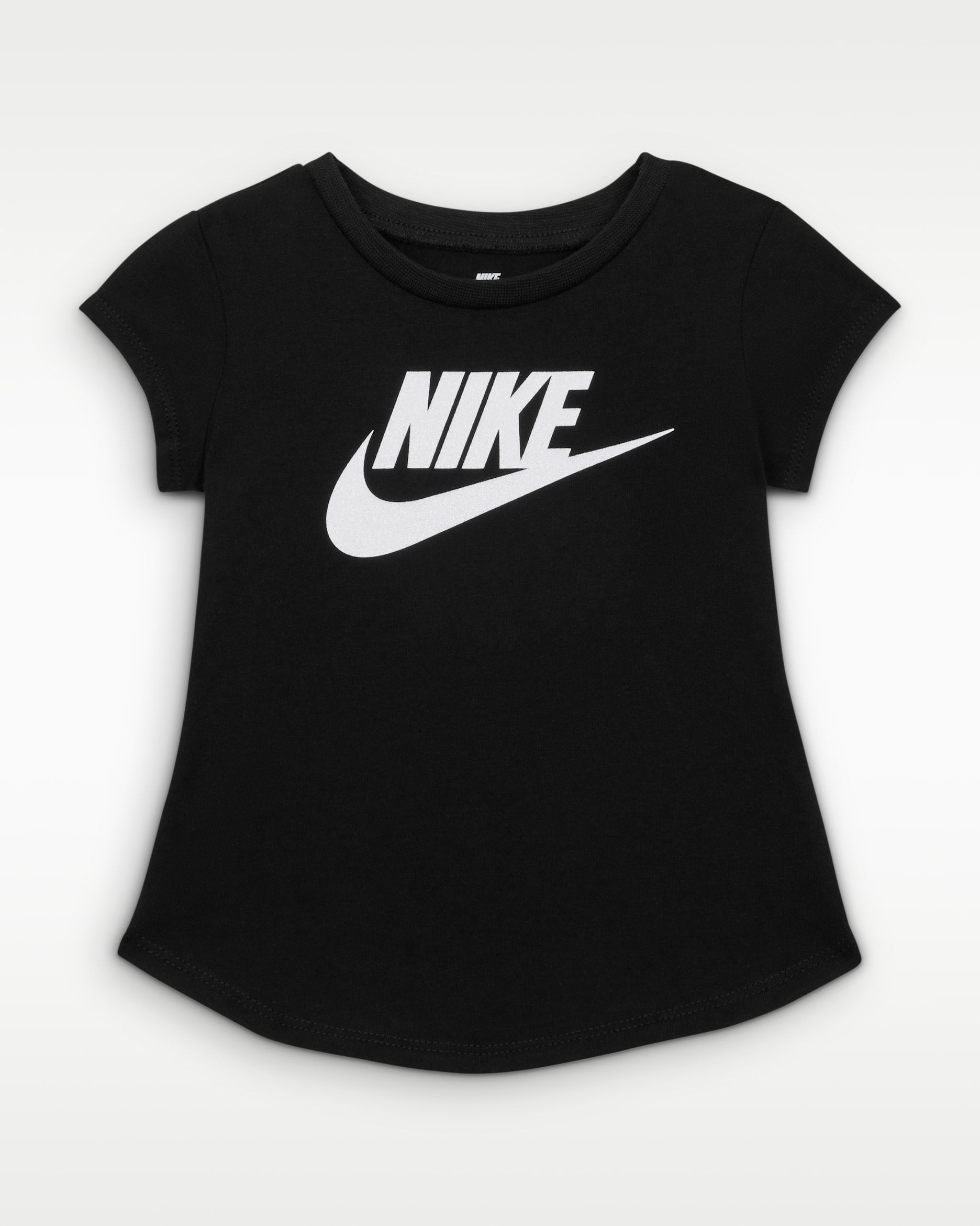 Nike Futura T-shirt voor baby's (12-24 maanden) - Zwart