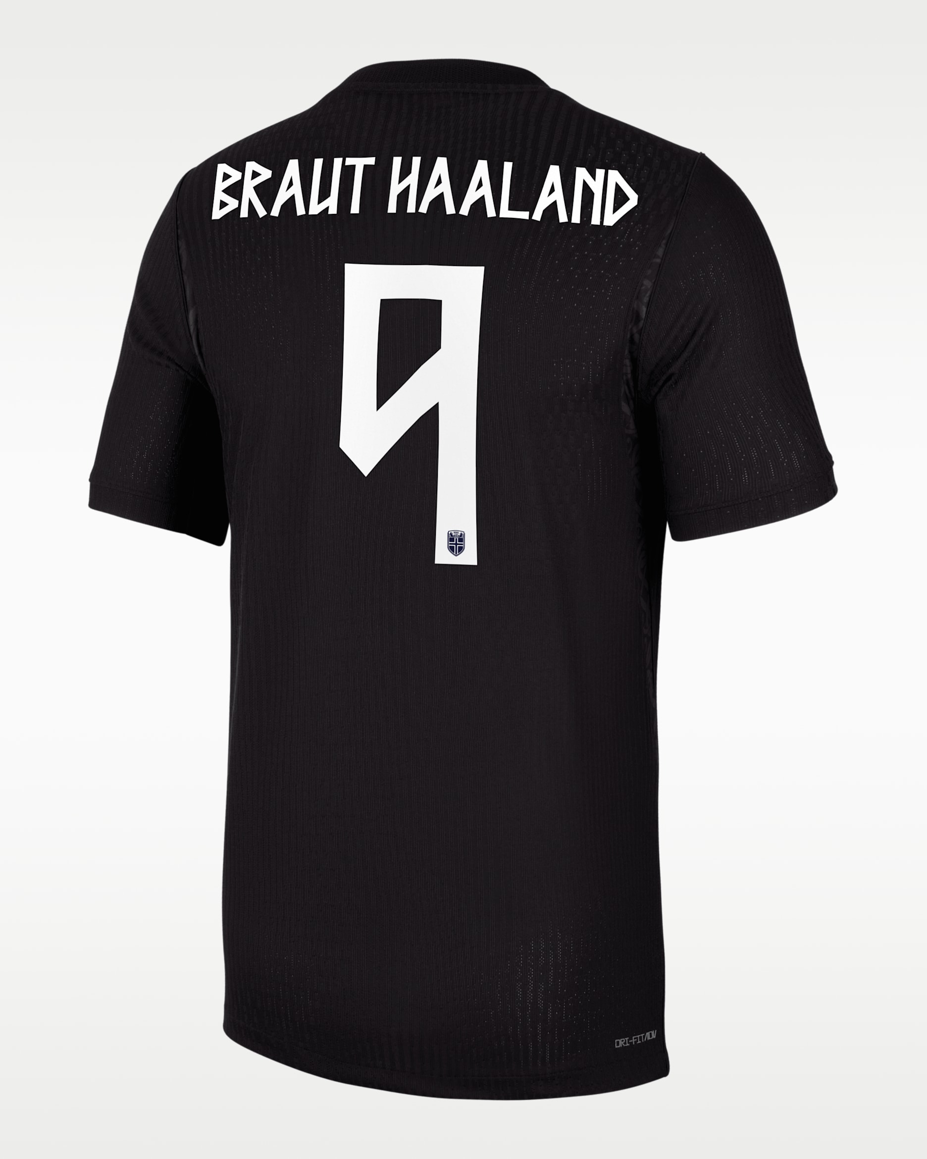 Erling Braut Haaland Norway National Team 2026 Match Away Men's Nike Dri-FIT ADV Soccer Jersey - Grey