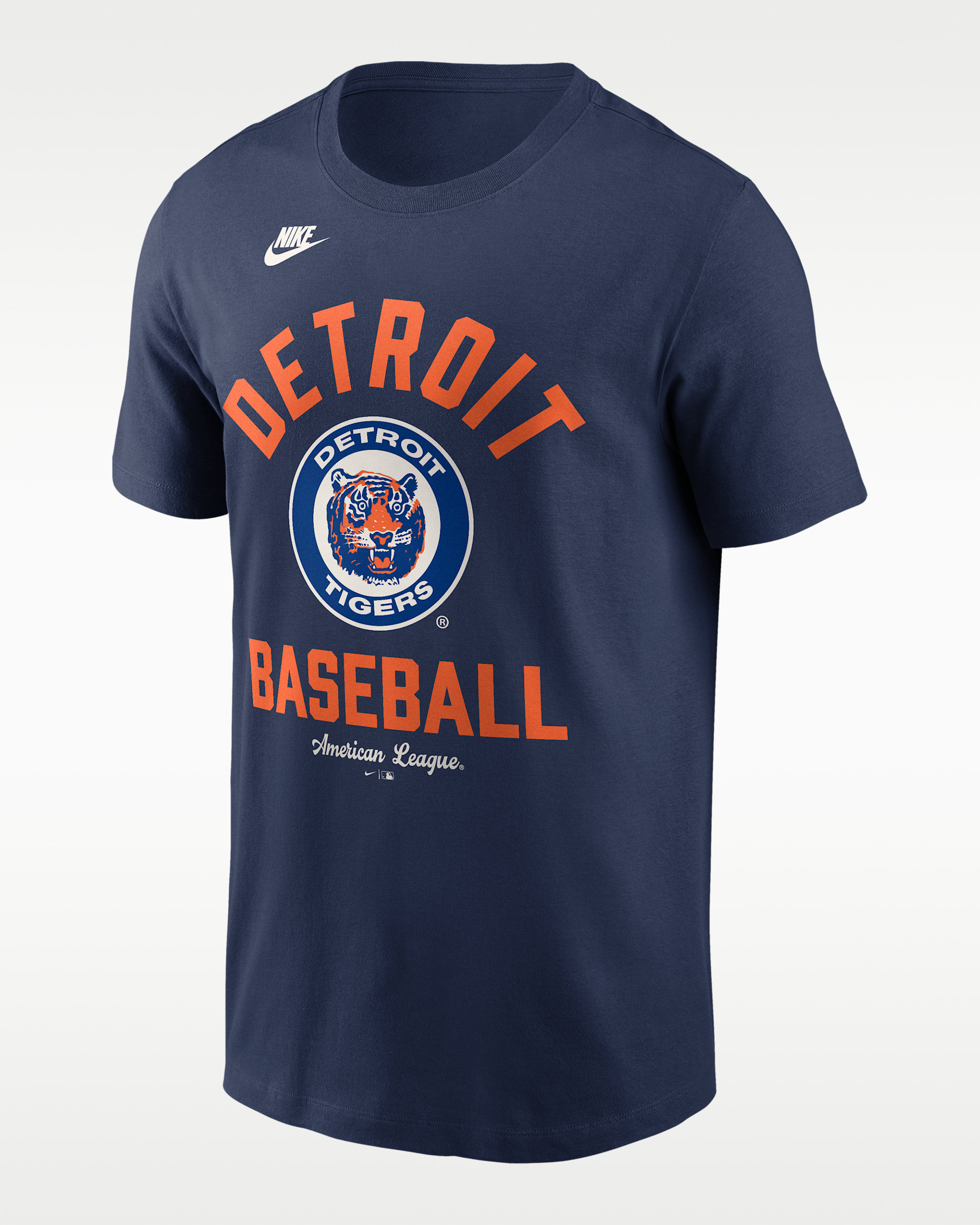 Detroit Tigers Cooperstown Men's Nike MLB T-Shirt - Navy