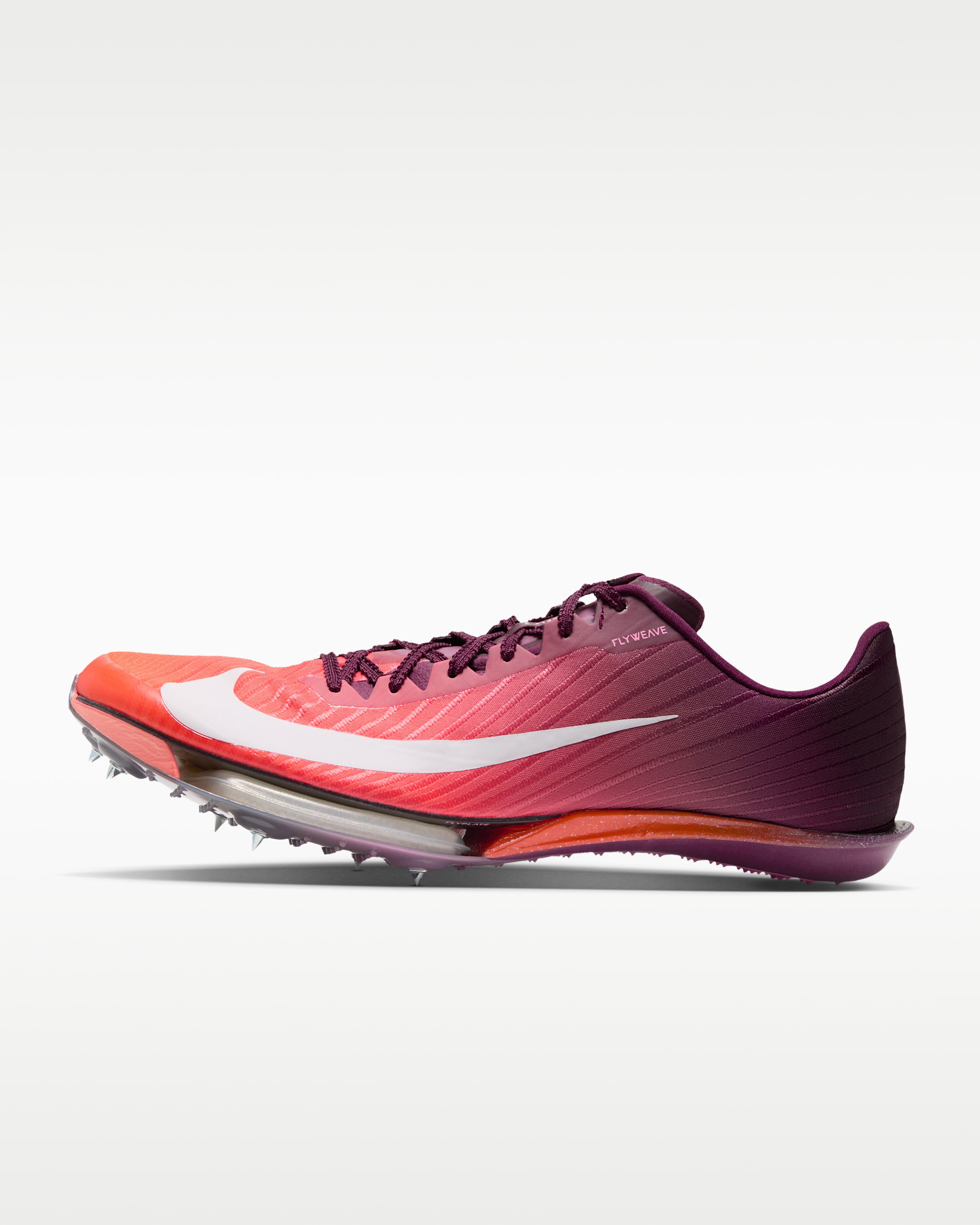 Nike Maxfly 2 Athletics Sprinting Spikes - Bordeaux/Bright Crimson/Hyper Crimson/White