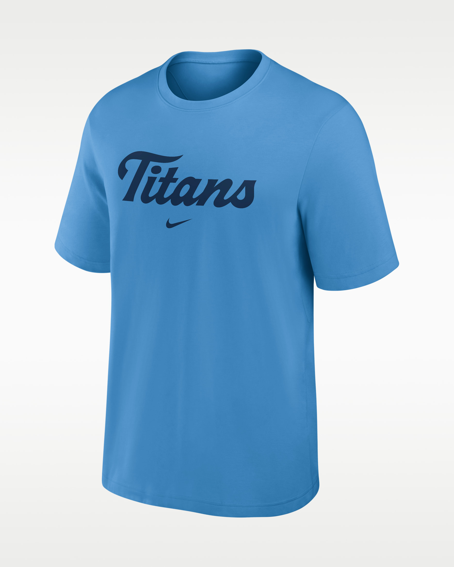 Tennessee Titans Rivalries Collection Primary Men's Nike Dri-FIT NFL T-Shirt - Light Blue