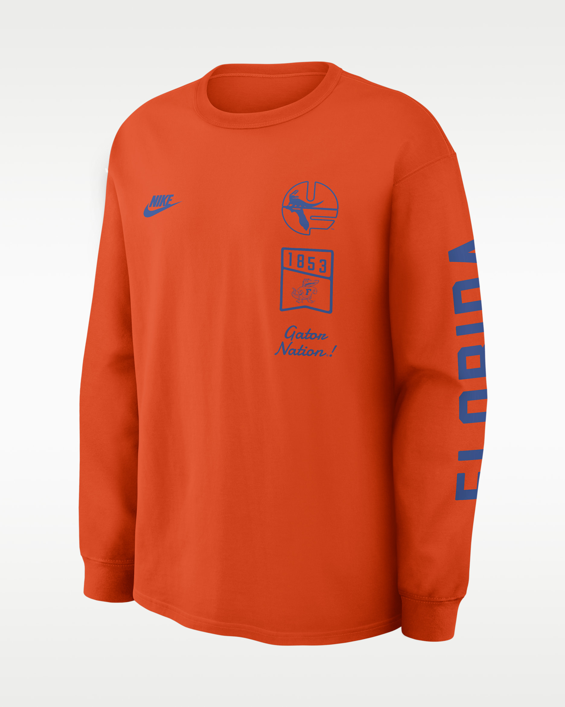 Florida Legacy Men's Nike College Long-Sleeve T-Shirt - Orange
