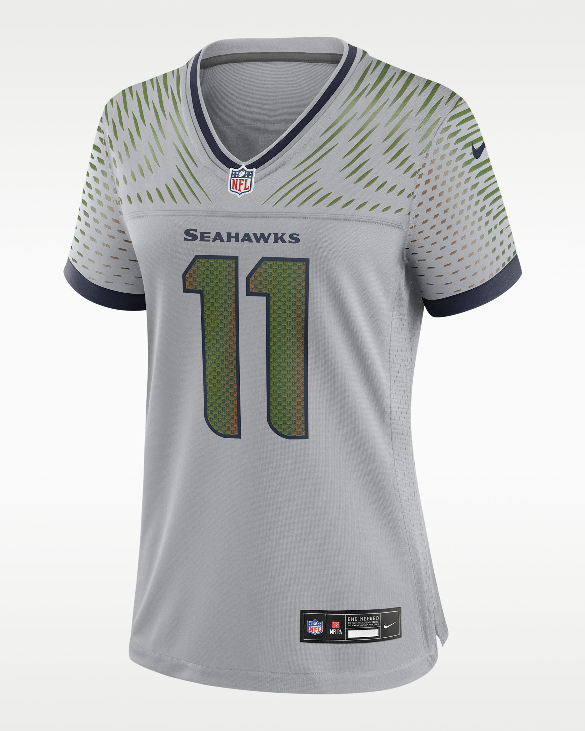Jaxon Smith-Njigba Seattle Seahawks Rivalries Collection Women’s Nike NFL Game Jersey - Grey