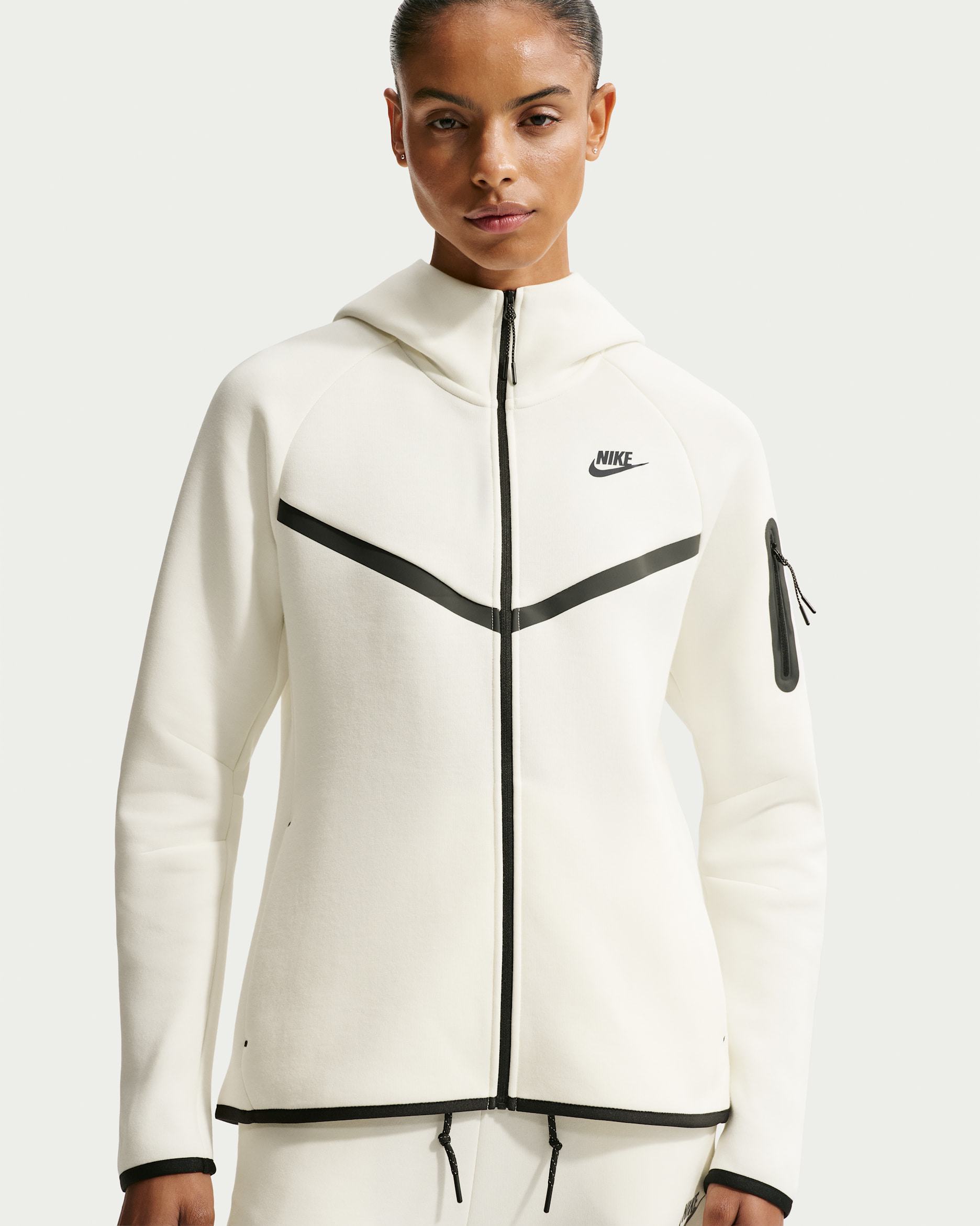 Nike Sportswear Tech Fleece Windrunner Women's Full-Zip Hoodie - Sail/Black