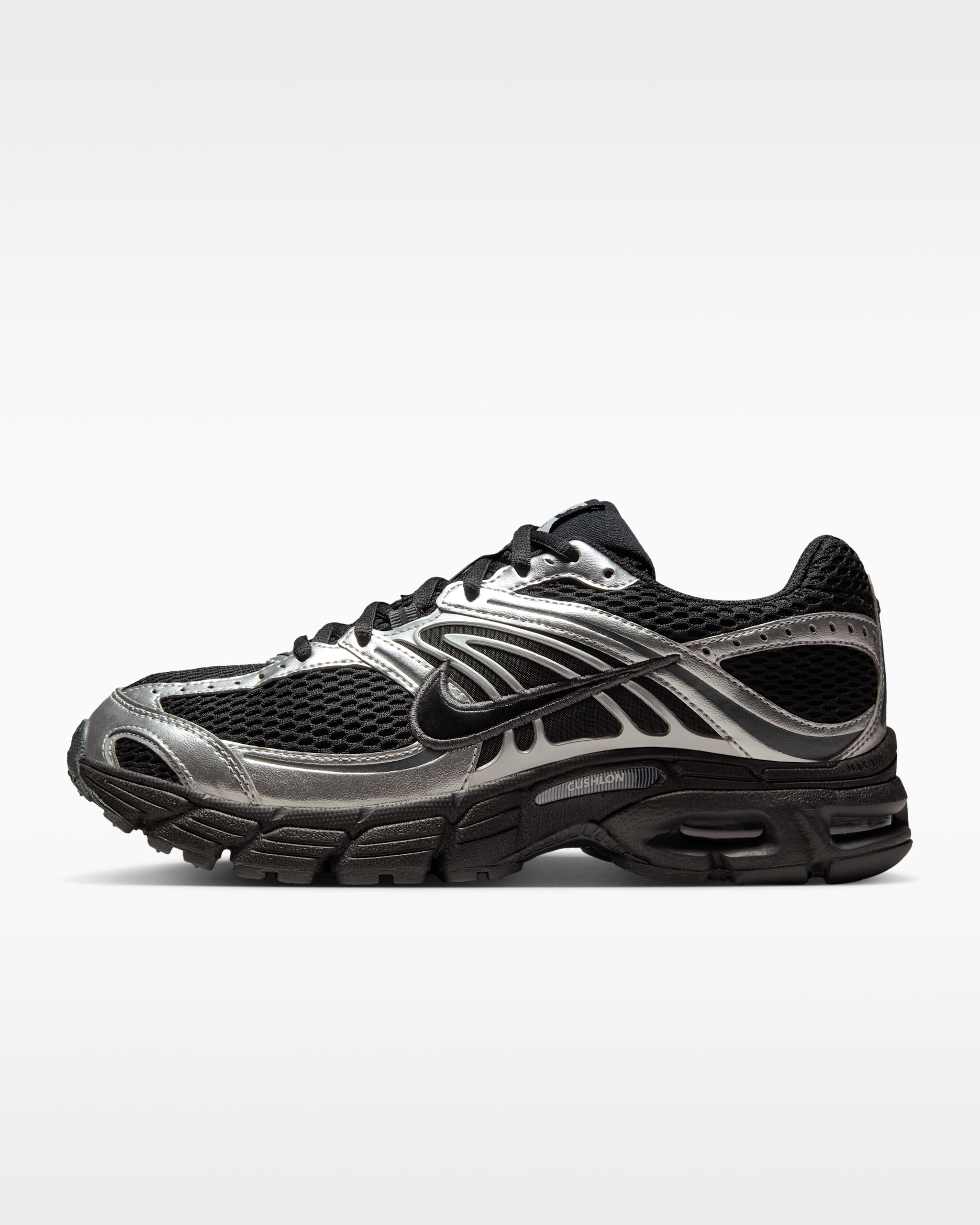 Nike Air Max Moto 2K Women's Shoes with Reflective Accents - Black/Metallic Silver/Anthracite/Black