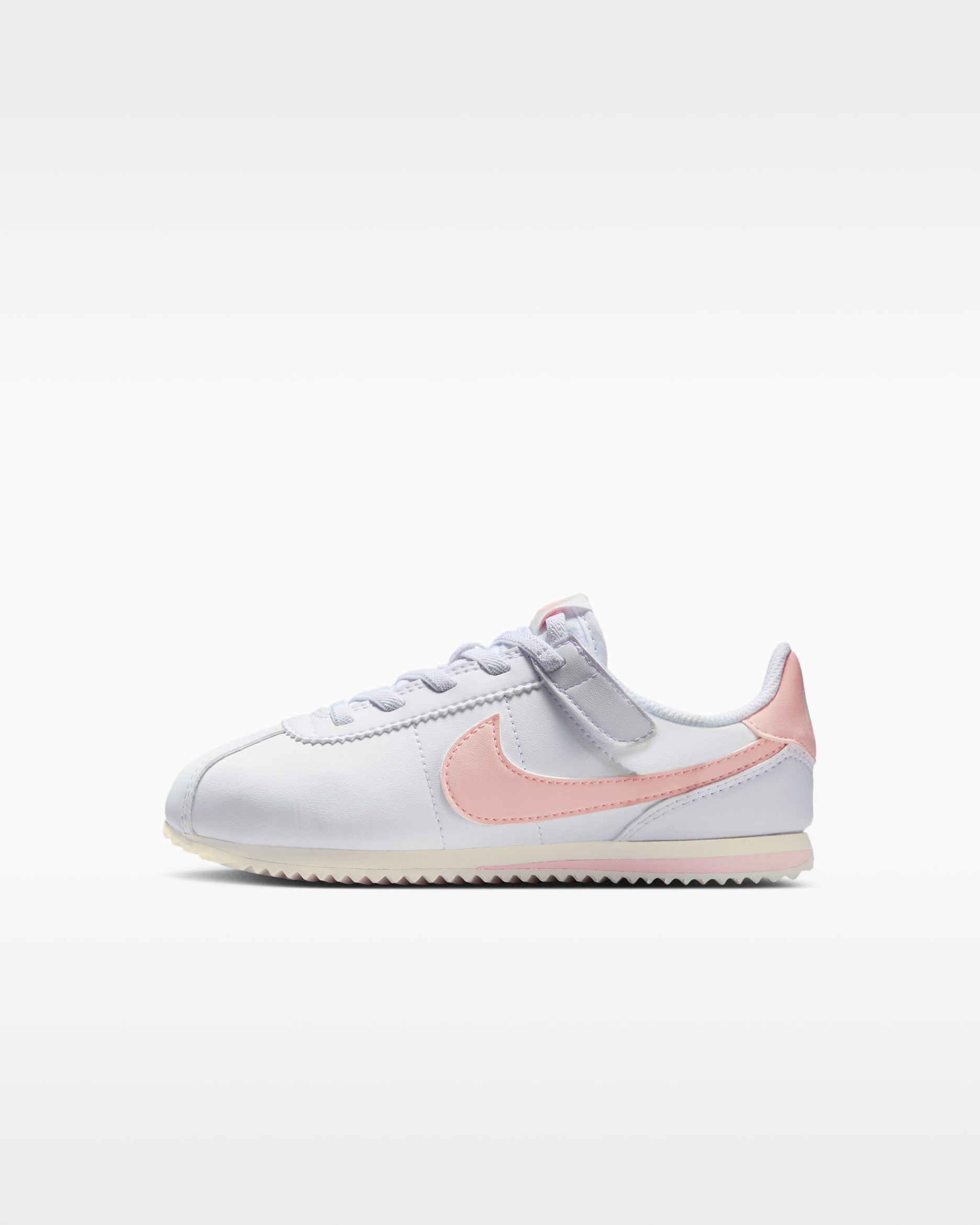 Nike Cortez EasyOn Little Kids' Shoes - White/Sail/Echo Pink