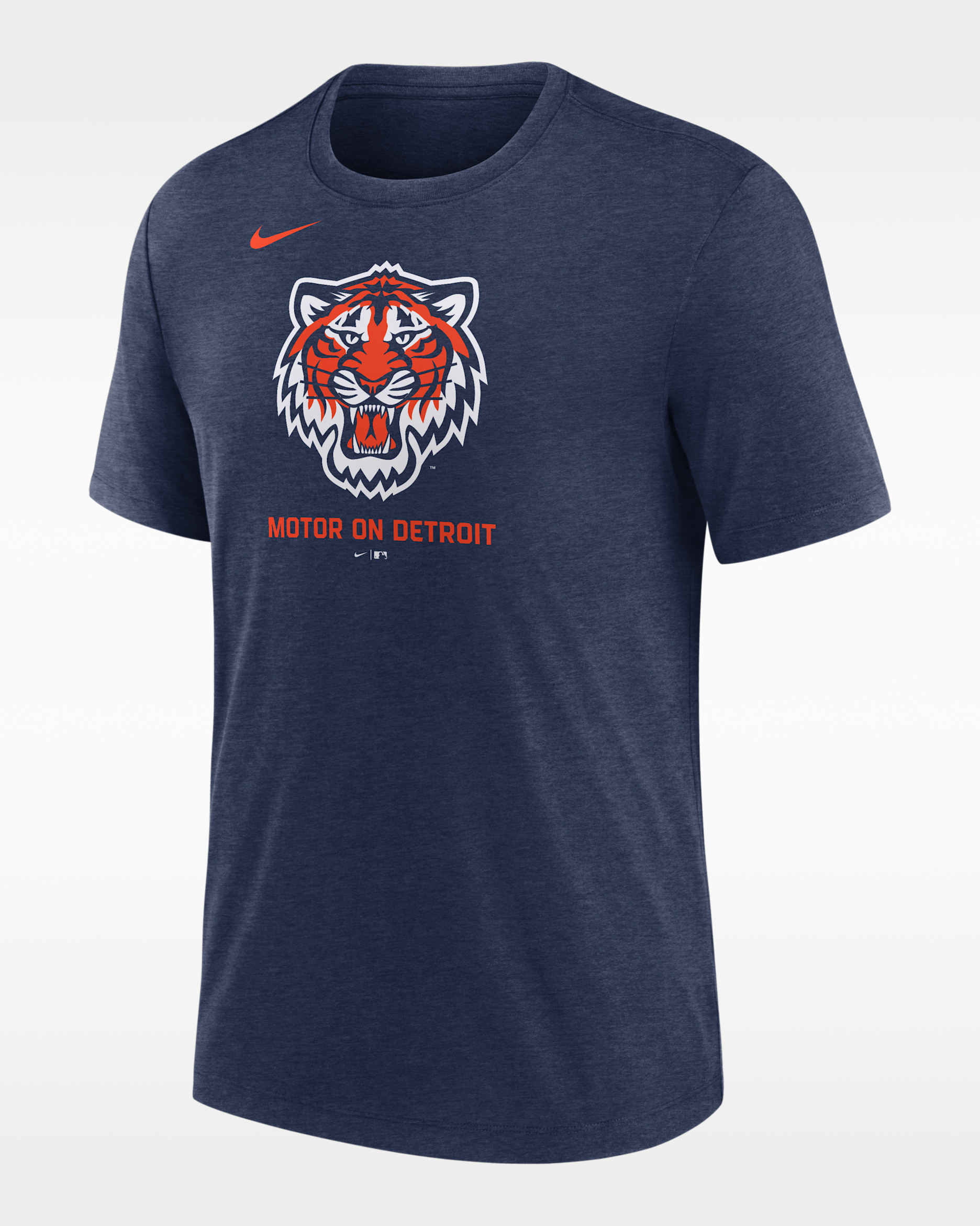 Detroit Tigers Logo Men's Nike MLB T-Shirt - Navy