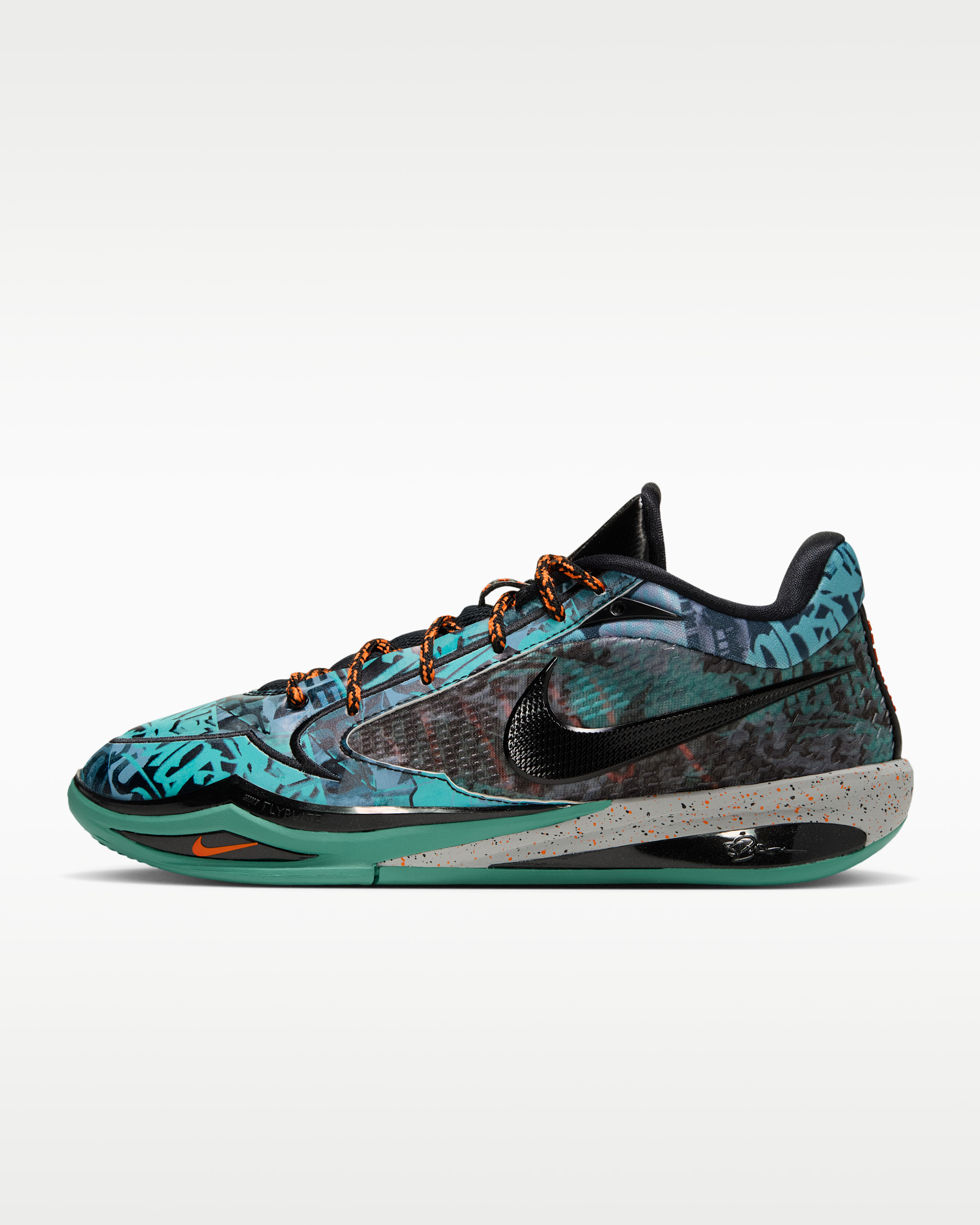 Sabrina 4 "Slam" Basketball Shoes - Smoke Grey/Mint Foam/Safety Orange/Black