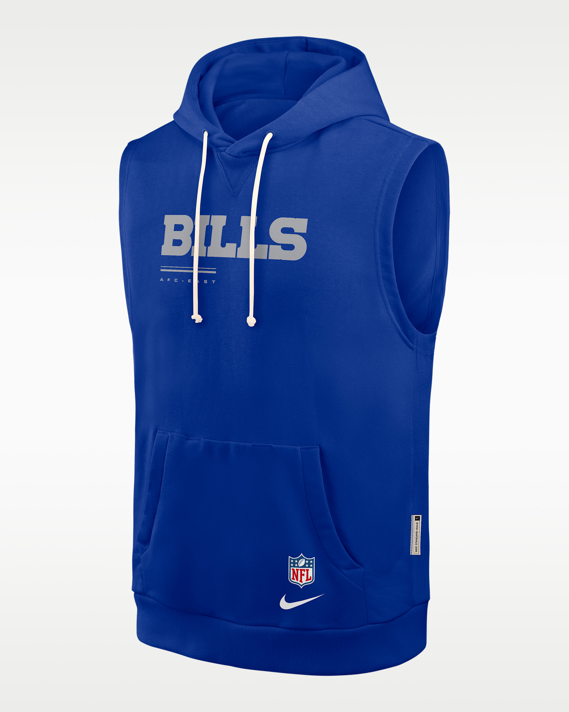 Buffalo Bills Sideline Men's Nike Dri-FIT NFL Sleeveless Pullover Hoodie - Royal