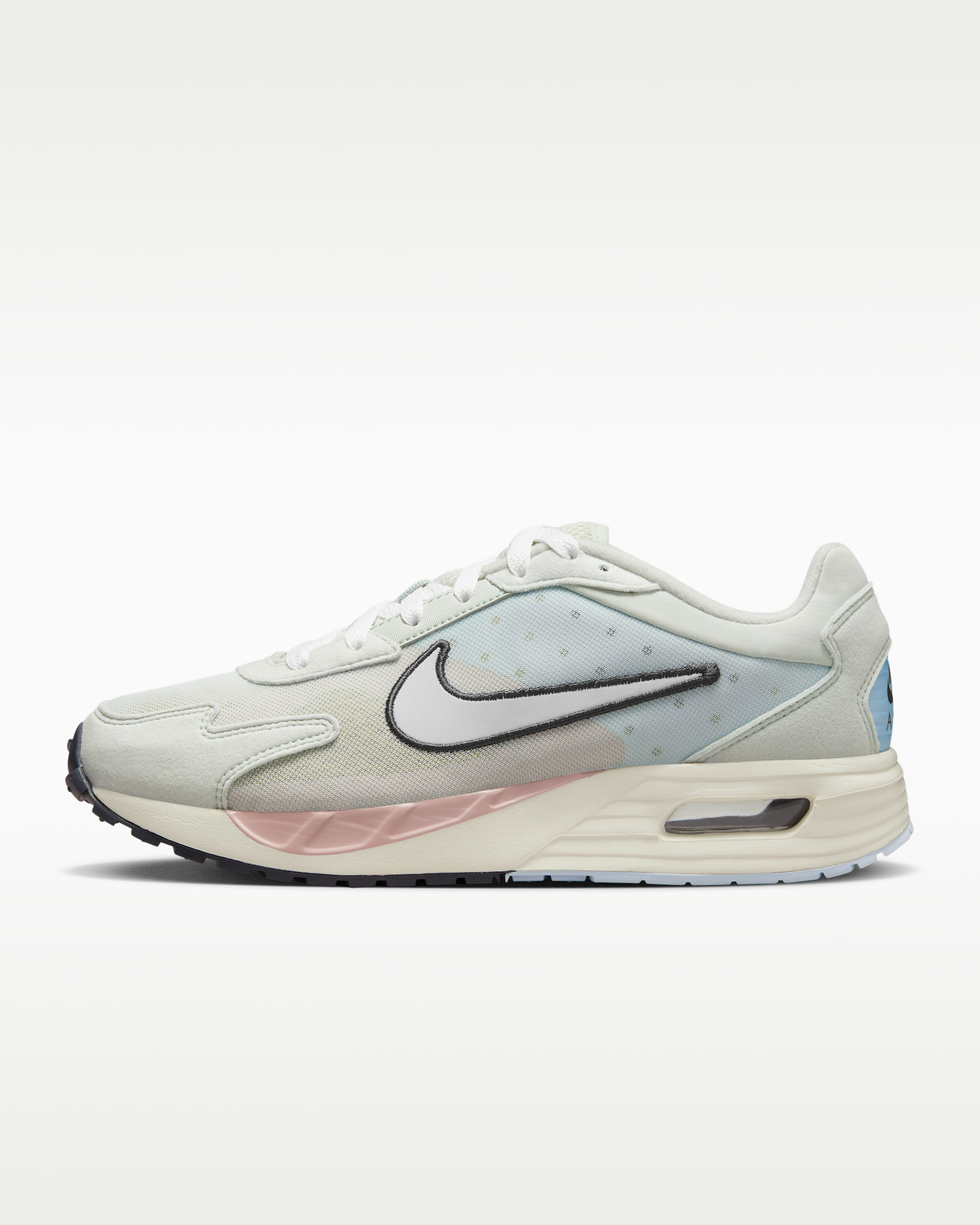 Nike Air Max Solo Women's Shoes - Light Silver/Buff Gold/Pink Oxford/Summit White
