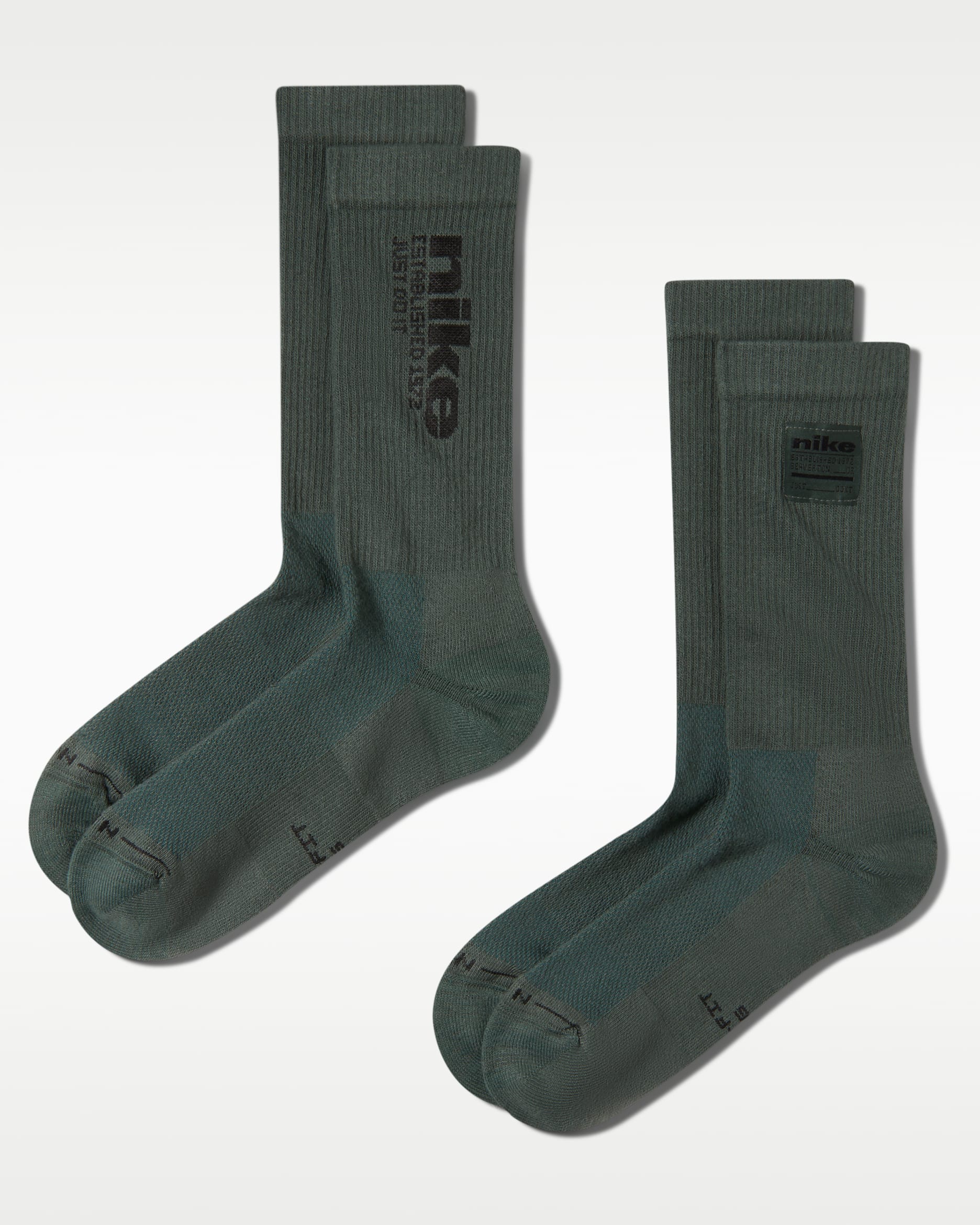 Nike Everyday Elevated Crew Socks (2 Pairs) - Multi-Colour