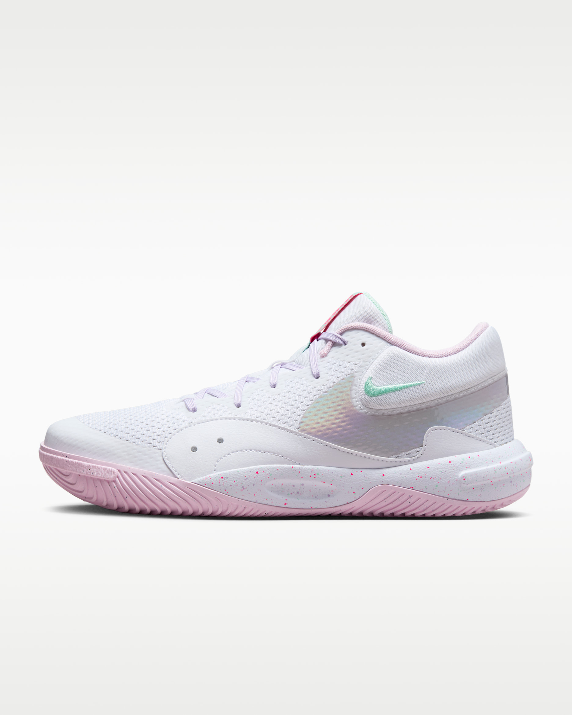 Nike Hyperquick SE Volleyball Shoes - White/Violet Mist/Mint Foam/Pink Foam