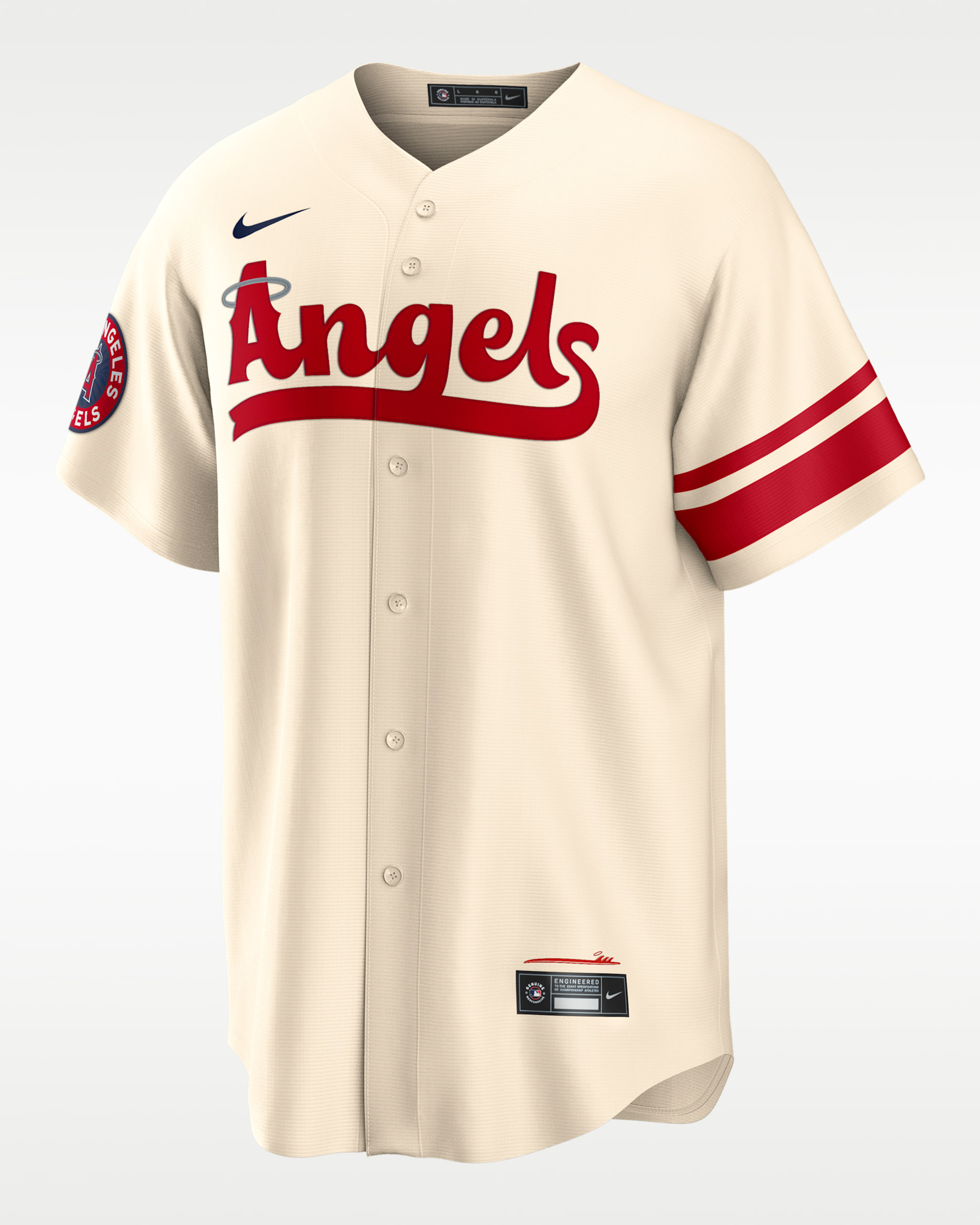 MLB Los Angeles Angels City Connect Men's Replica Baseball Jersey - Cream