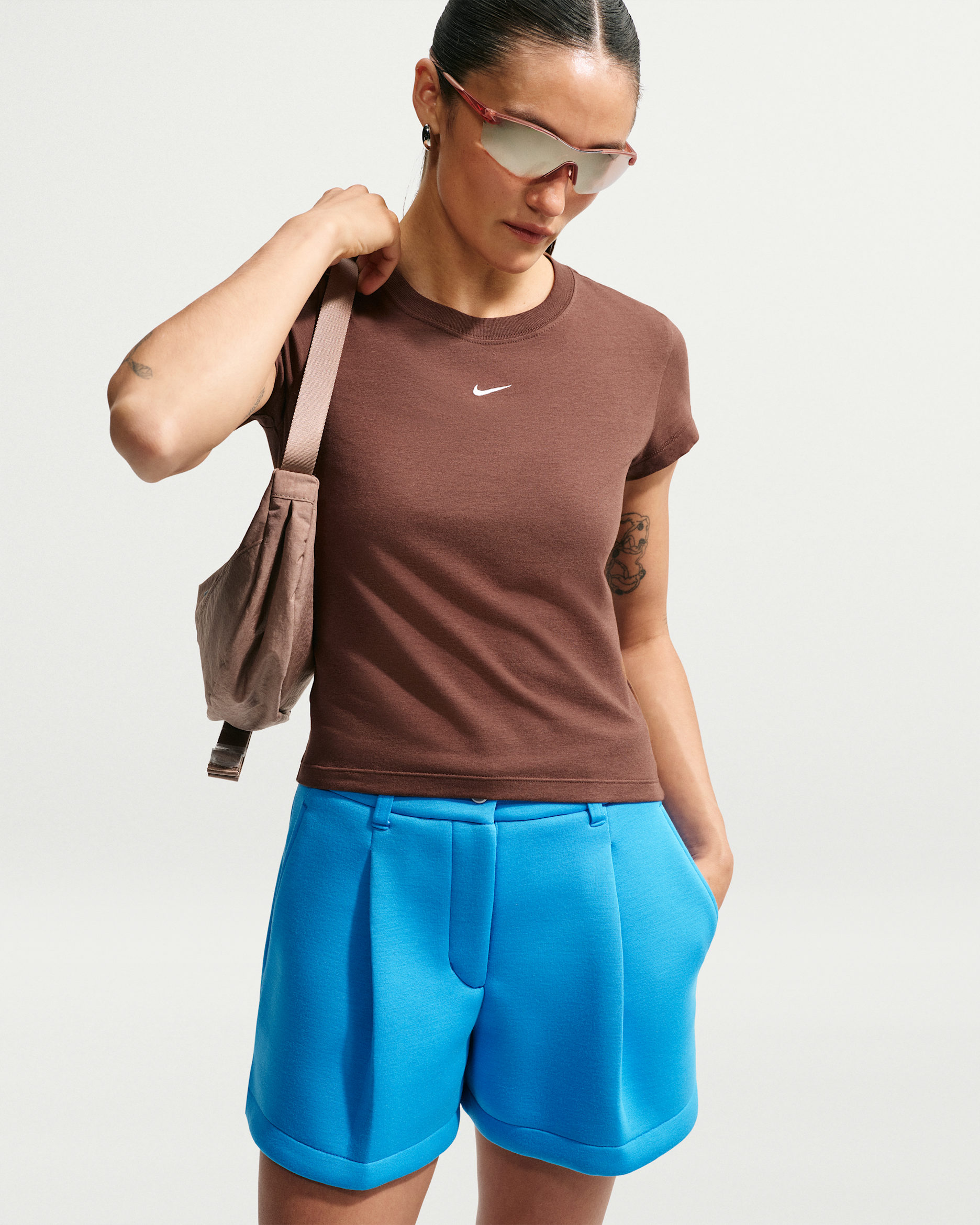 T-shirt Nike Sportswear Chill Knit – Donna - Cacao Wow