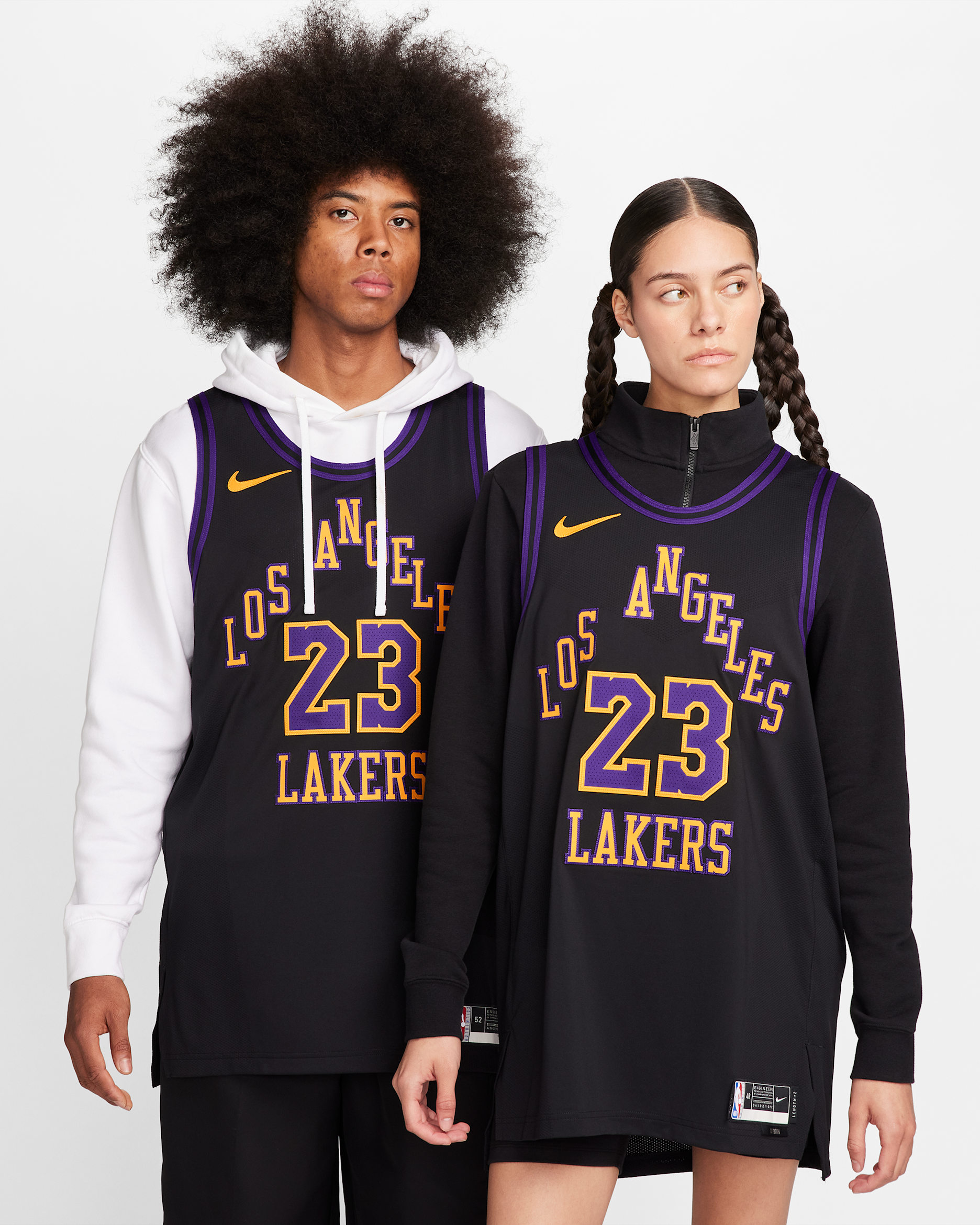 LeBron James Los Angeles Lakers City Edition Men's Nike Dri-FIT ADV NBA Authentic Jersey - Black