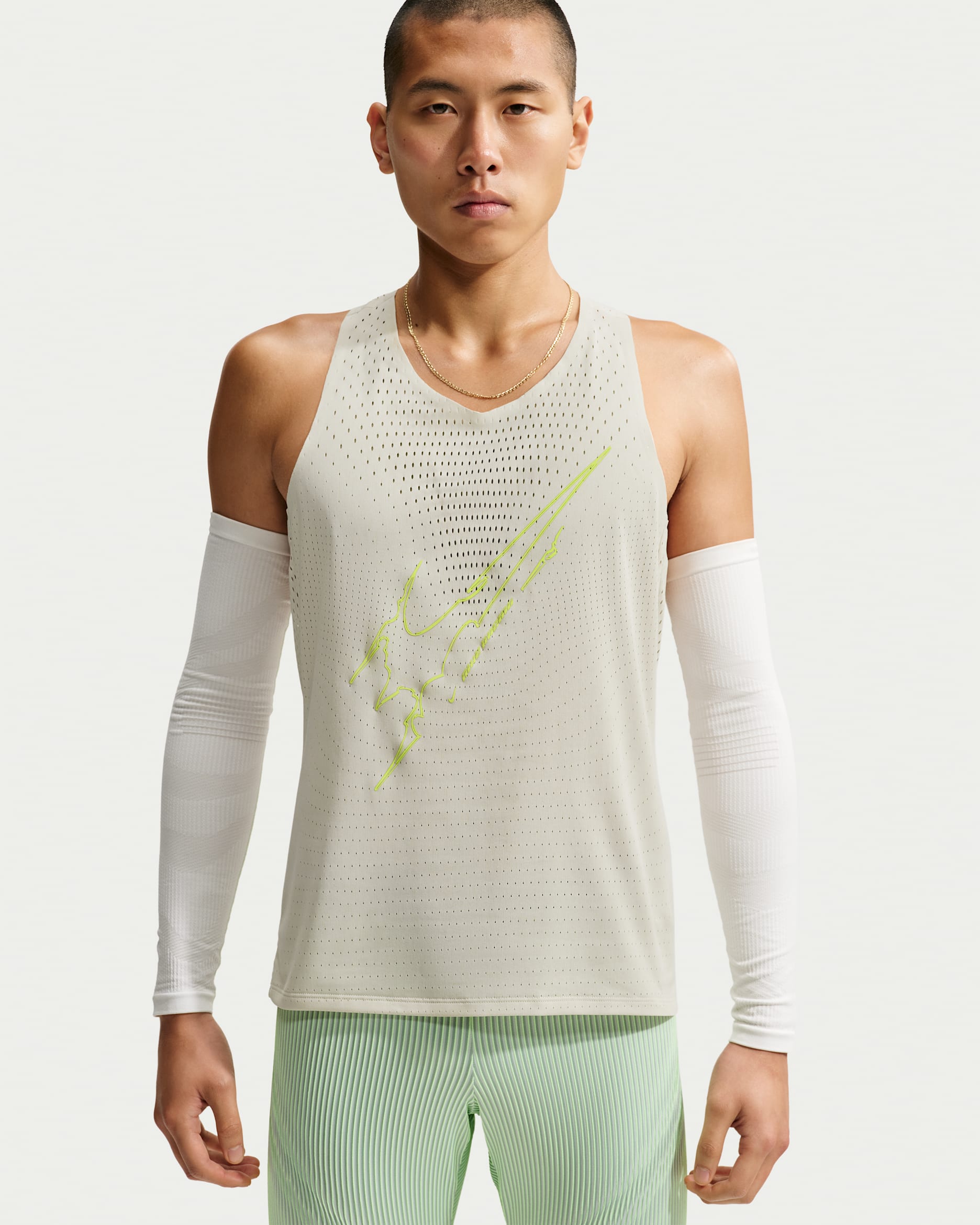 Nike AeroSwift Men's Dri-FIT ADV Running Vest - Light Bone