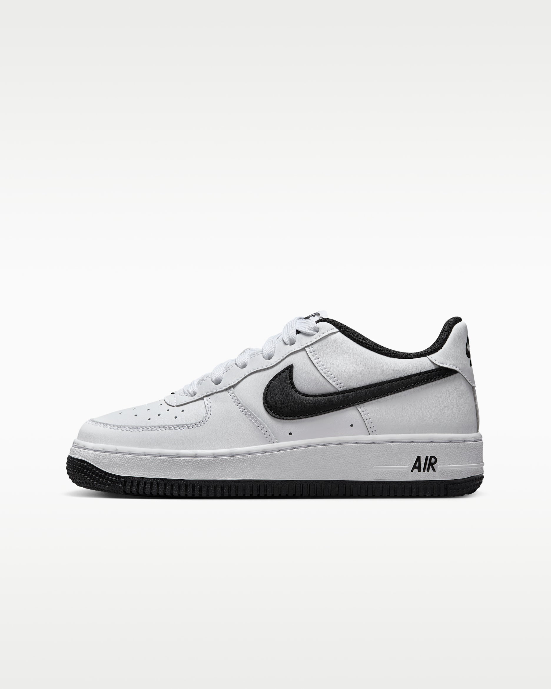 Nike Air Force 1 LV8 Older Kids' Shoes - White/Black/White