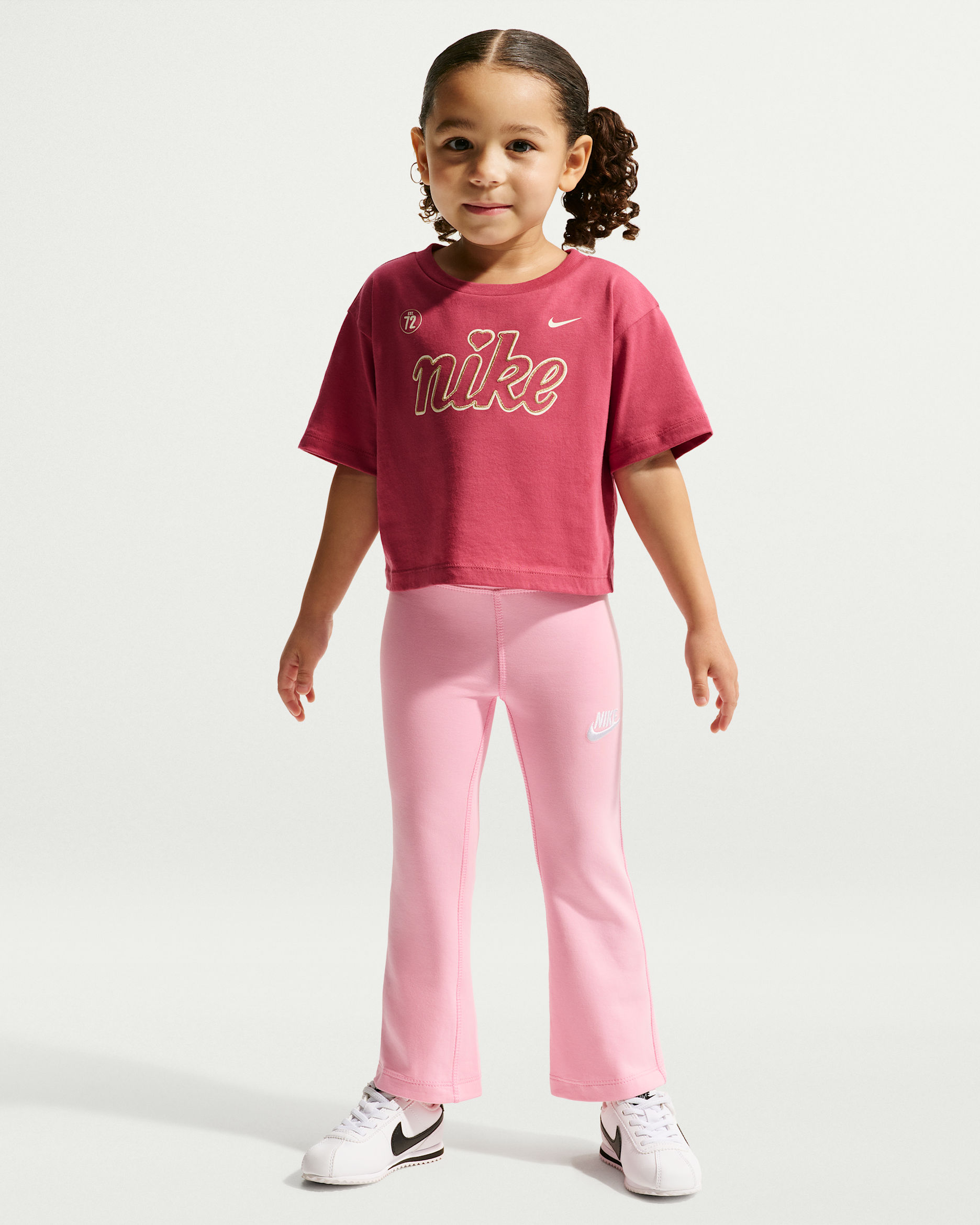 Nike Toddler Dri-FIT Flared Leggings - Pink