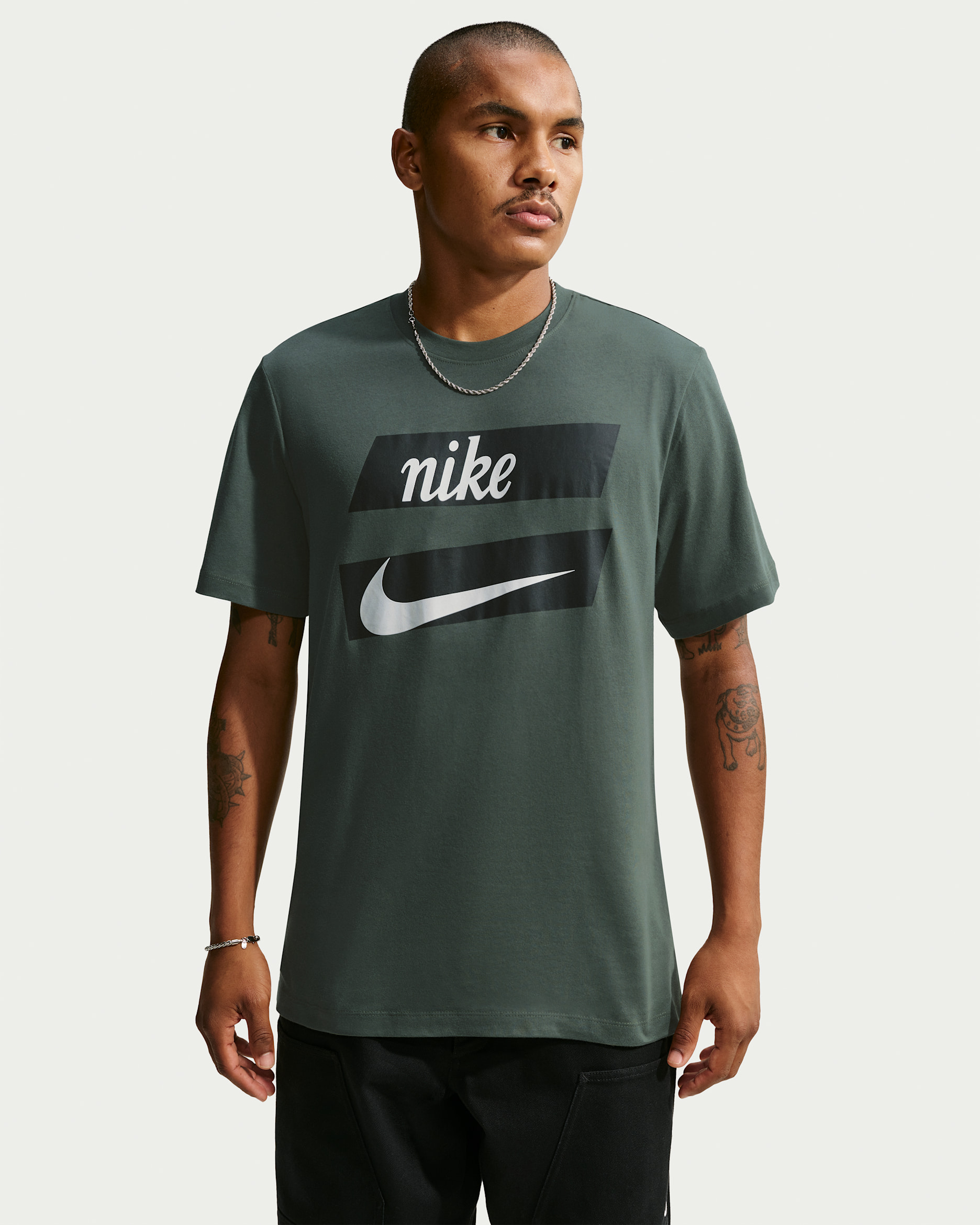 T-shirt Nike Sportswear pour homme - Camo Green