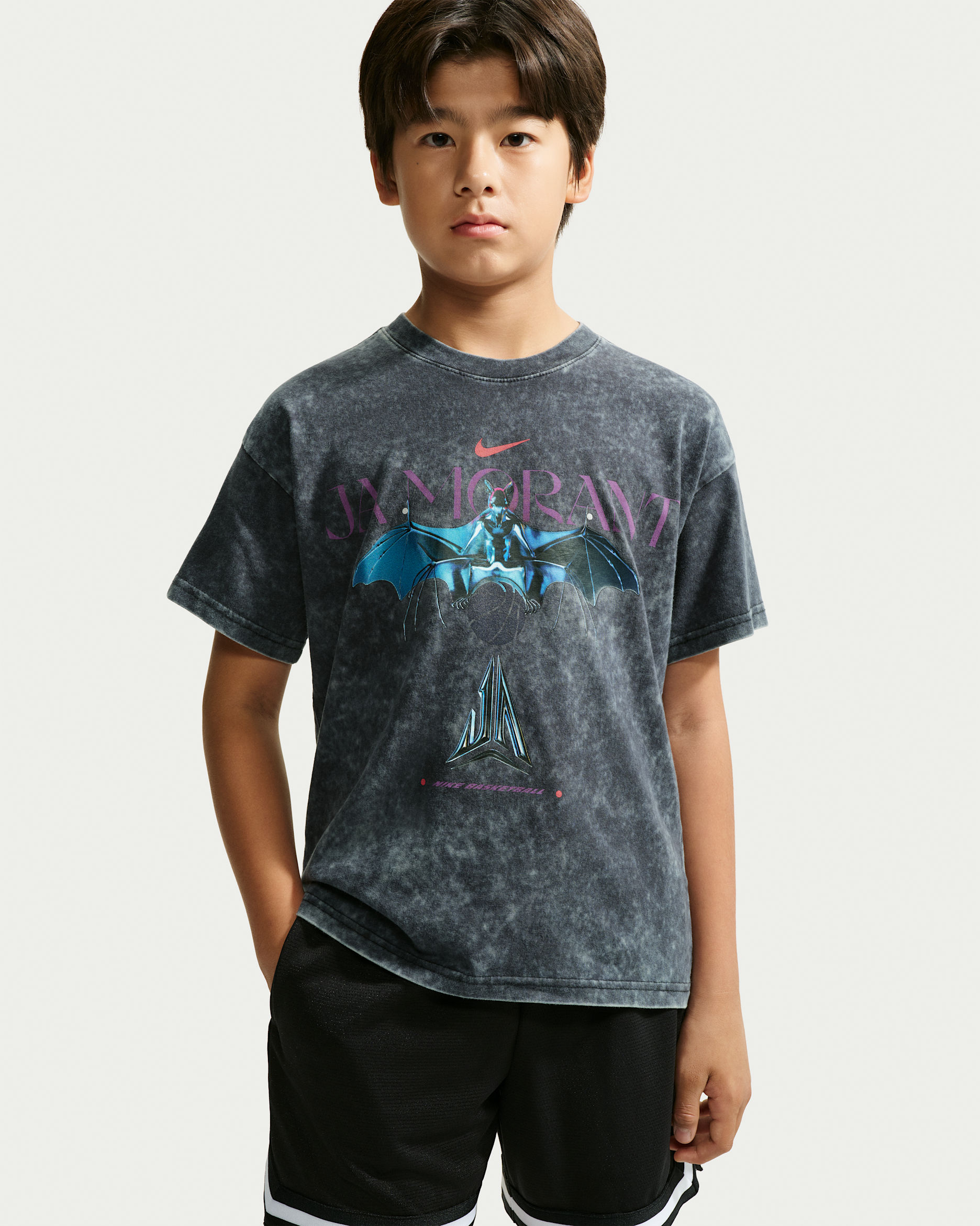 Ja Morant Older Kids' T-Shirt - Black