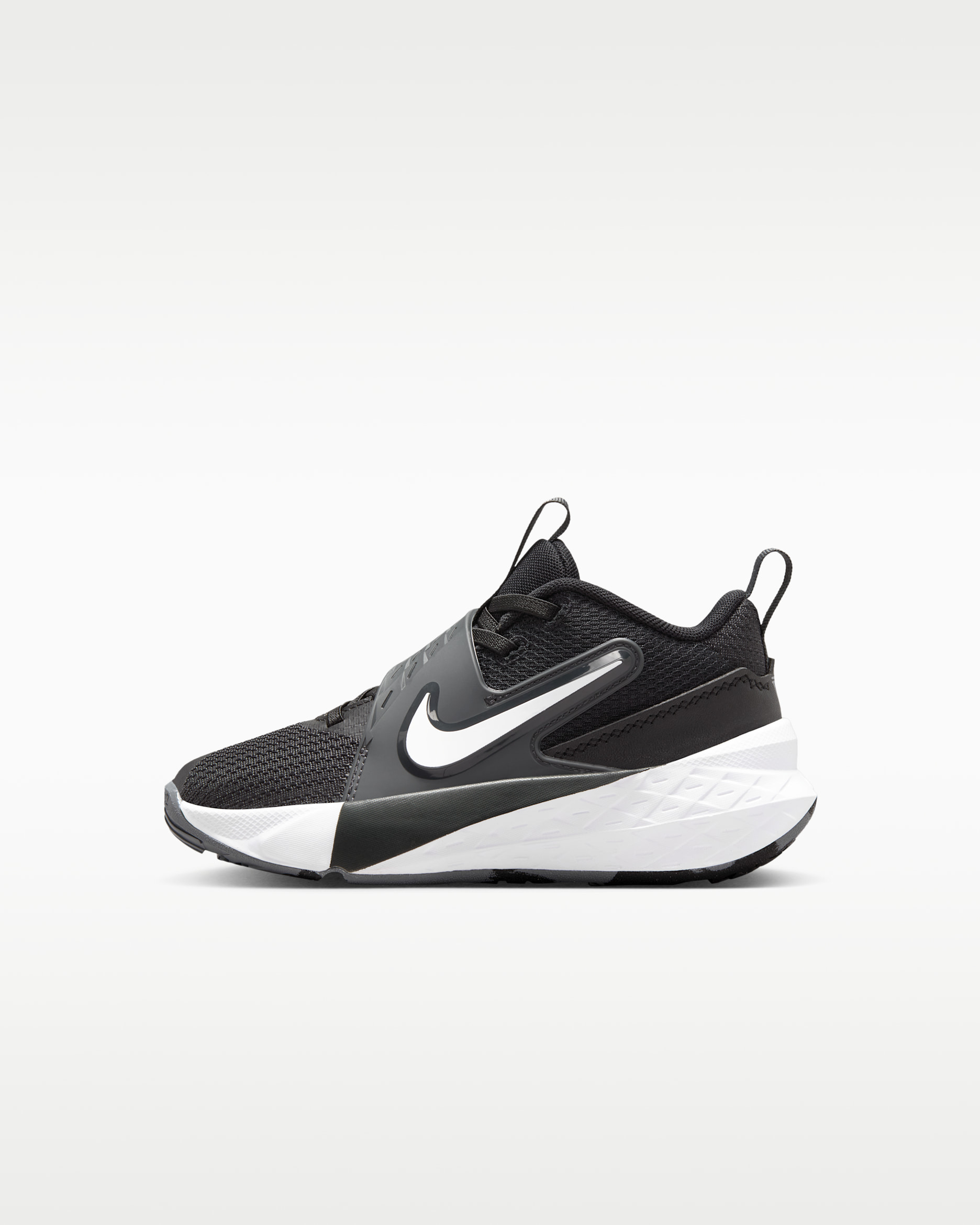 Nike Team Hustle D 12 Younger Kids' Shoes - Black/Anthracite/White