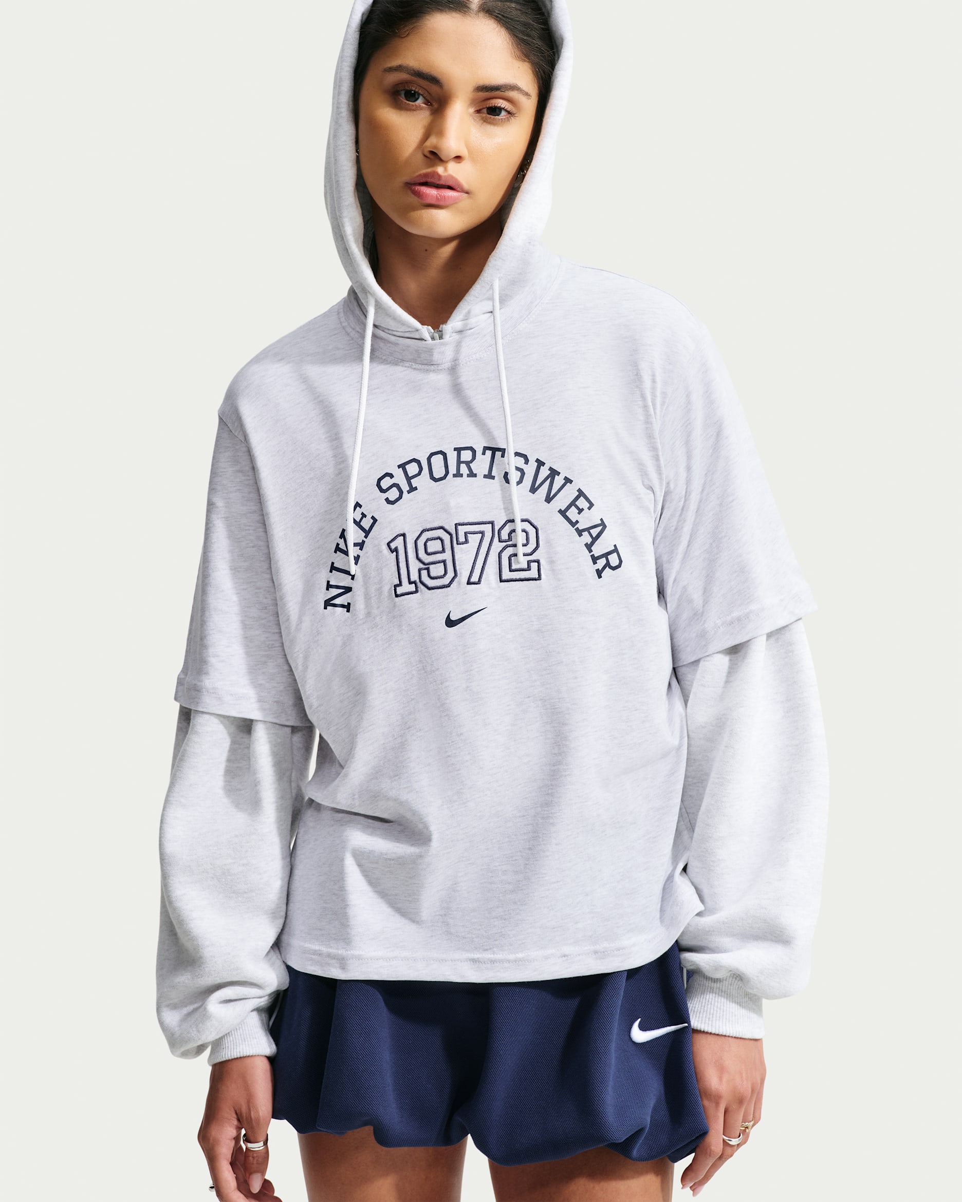 Nike Sportswear T-Shirt (Damen) - Birch Heather