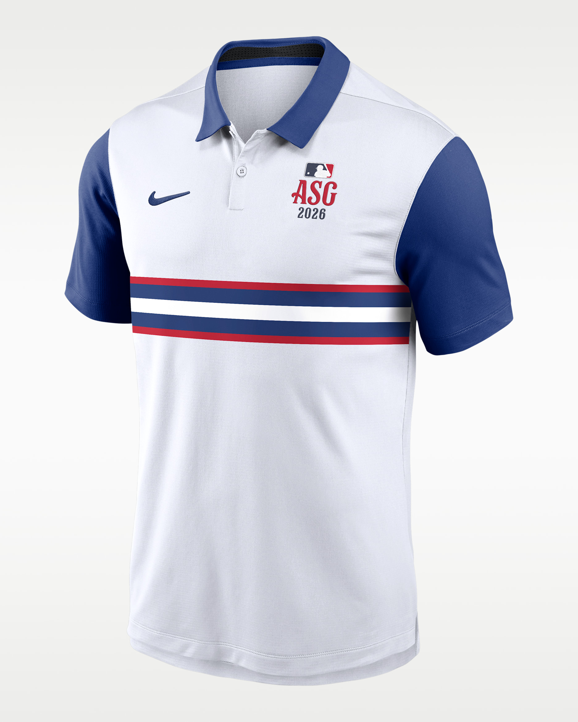 Polo Nike Dri-FIT de la MLB para hombre 2026 All-Star Game Authentic Collection Vapor - Blanco/Royal