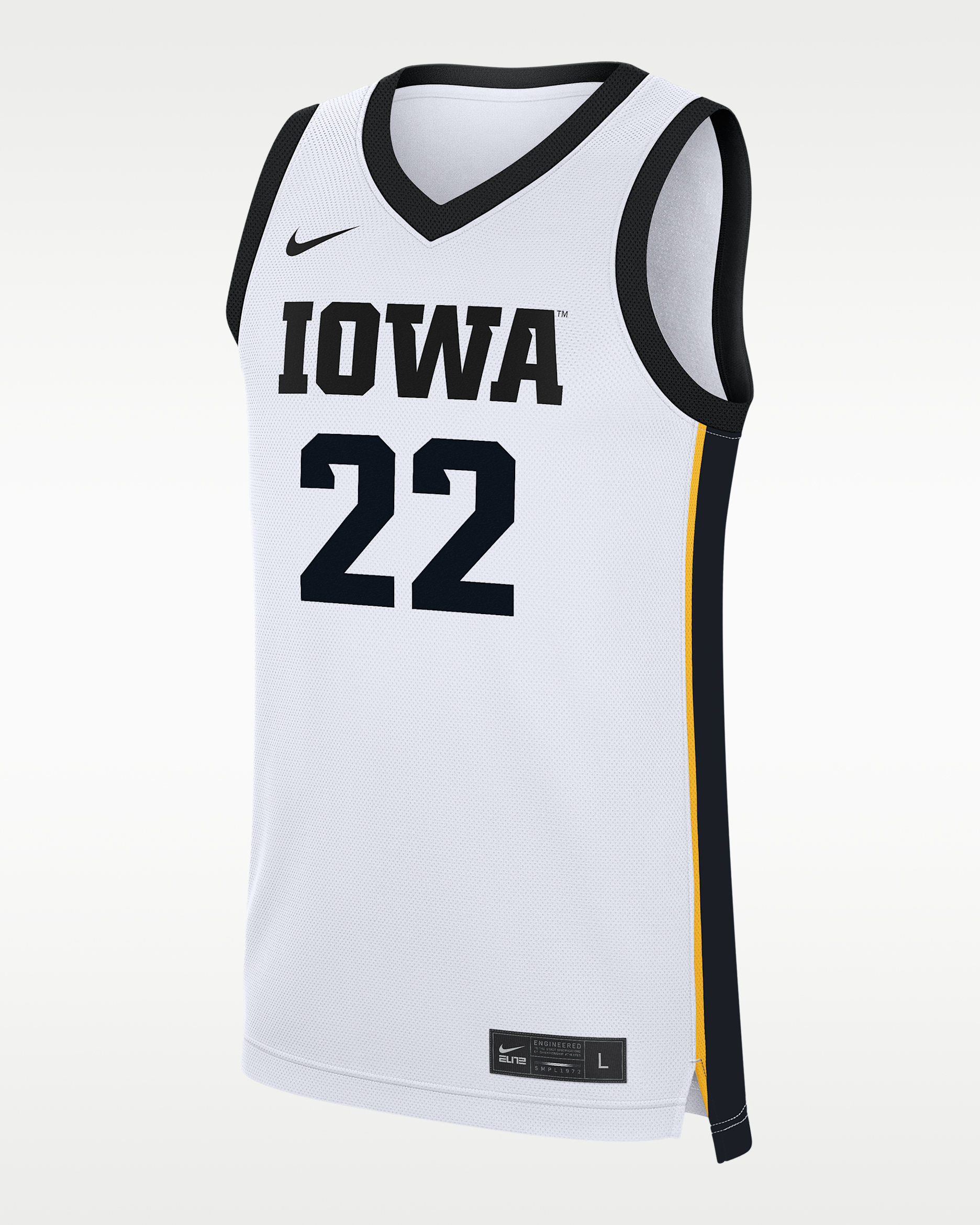 Caitlin Clark Iowa Replica Nike Dri-FIT College Women's Basketball Jersey - White