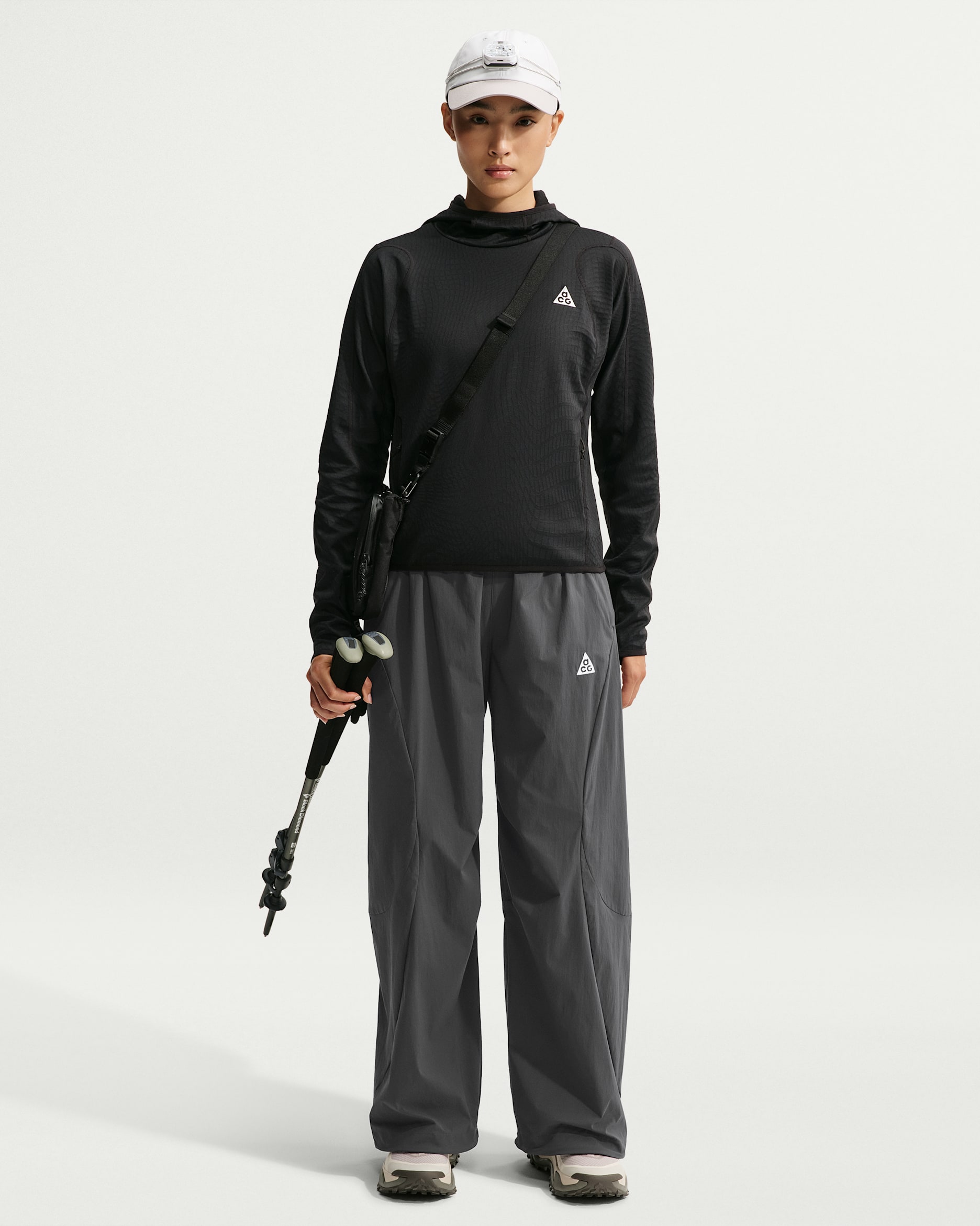 Pantalon de randonnée coupe ample ACG High Stakes pour femme - Anthracite/Summit White