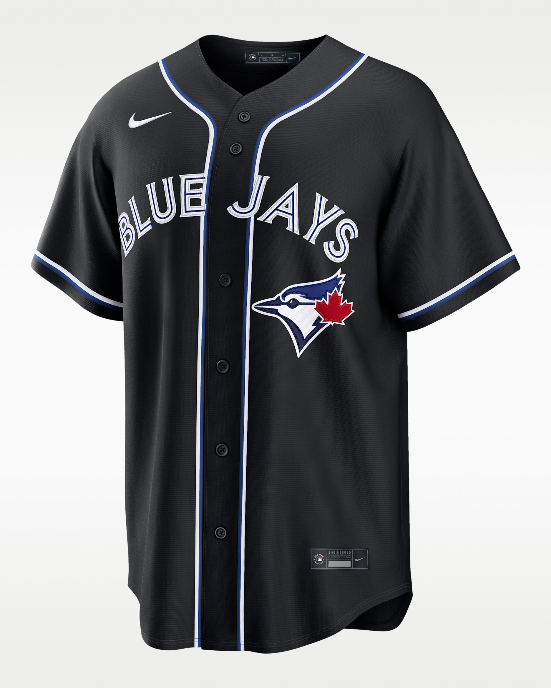 Toronto Blue Jays Men's Nike MLB Replica Fashion Jersey - Black/White