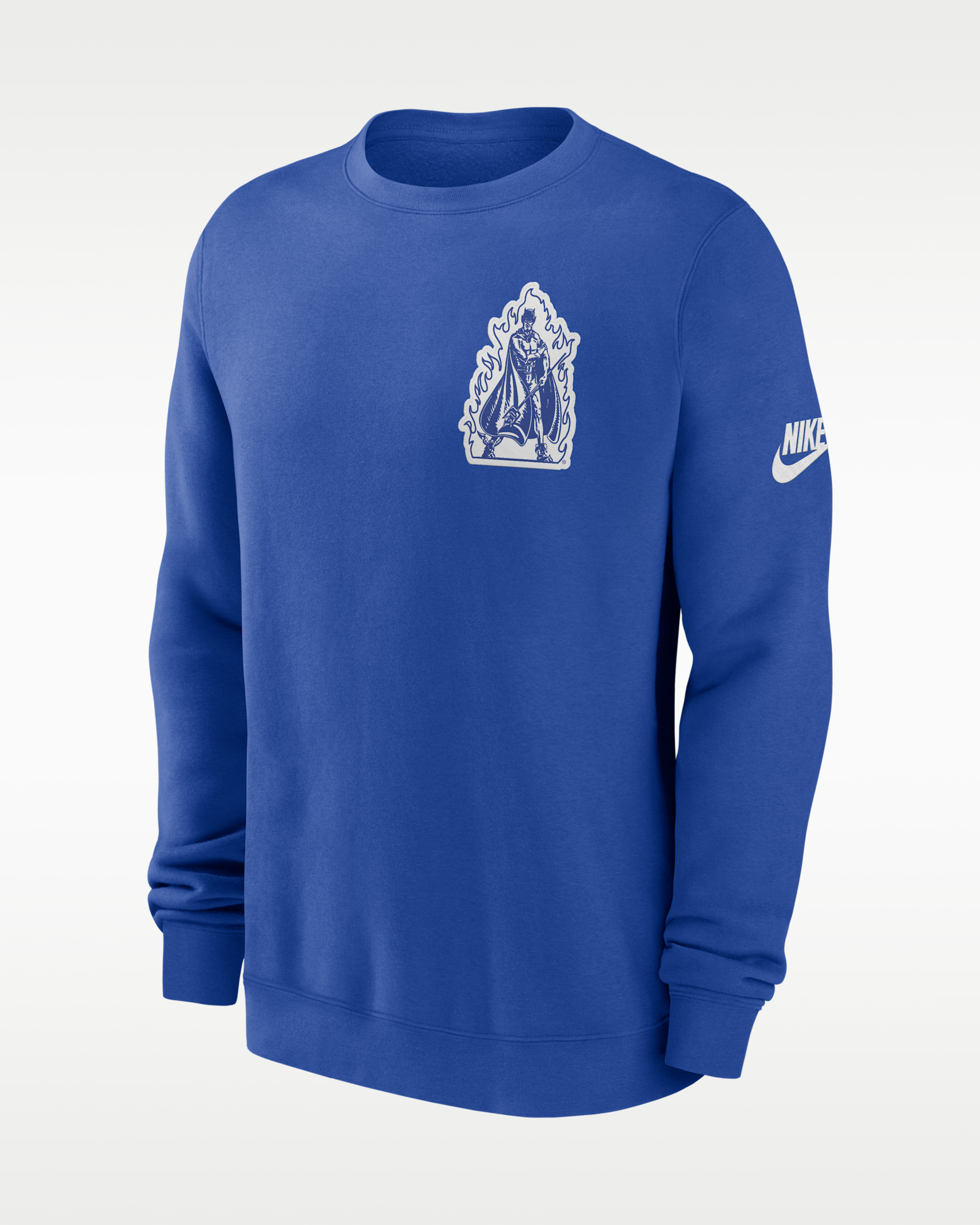 Sudadera de cuello redondo sin cierre universitaria Nike para hombre Duke Legacy - Royal