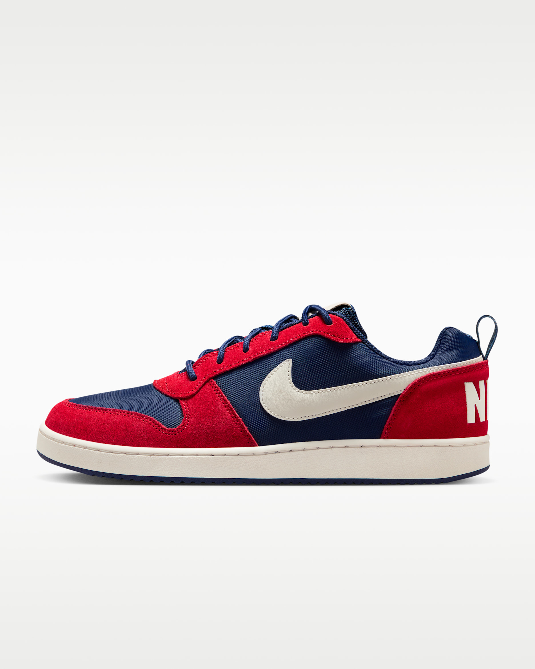 Nike Court Borough Low Premium Men's Shoes - Midnight Navy/University Red/Sail