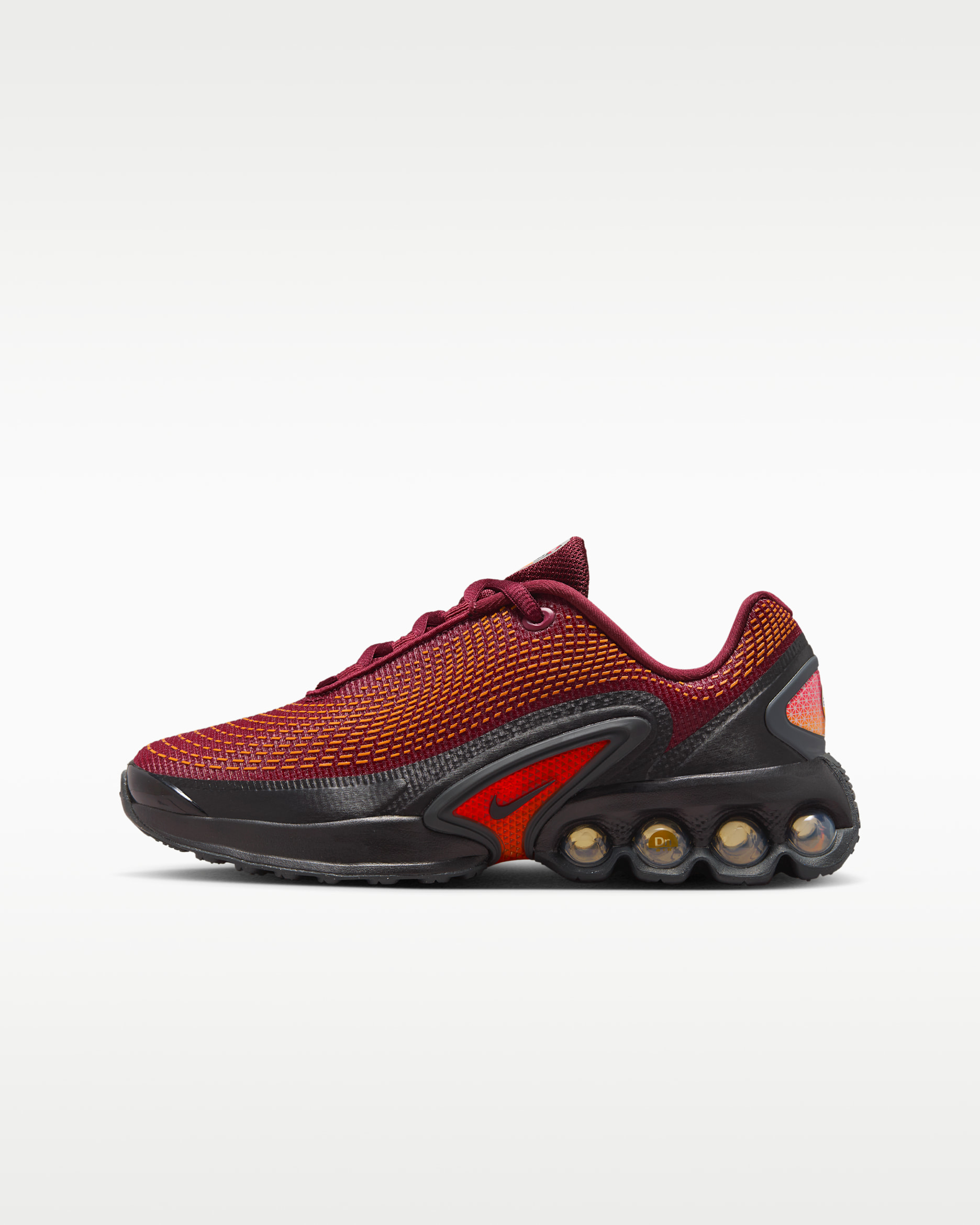 Boty Nike Air Max Dn pro větší děti - Dark Team Red/Černá/Anthracite/Černá